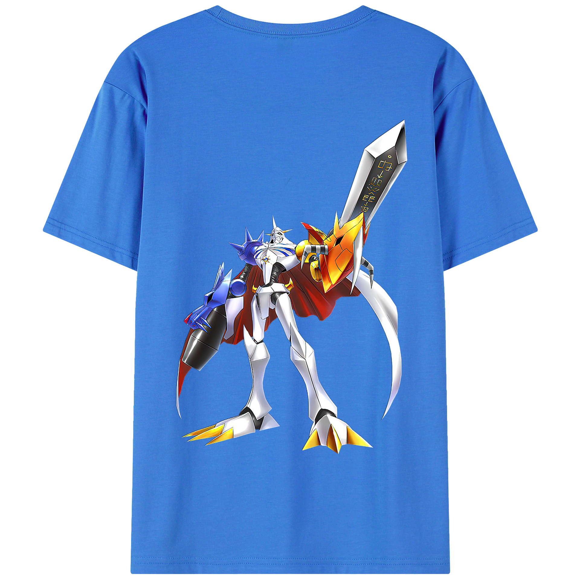 （画像用） Digimon デジタルモンスター/デジモン 綿100％半袖Tシャツ（背面プリント）