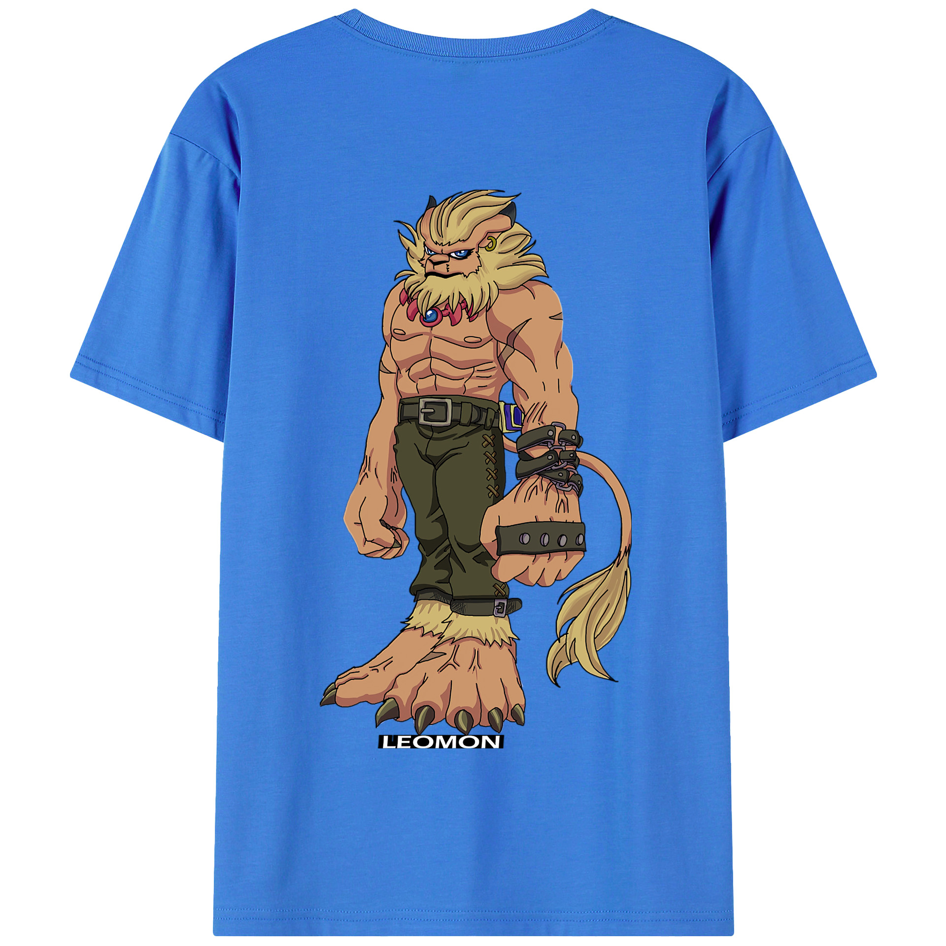 （画像用） Digimon デジタルモンスター/デジモン 綿100％半袖Tシャツ（背面プリント）