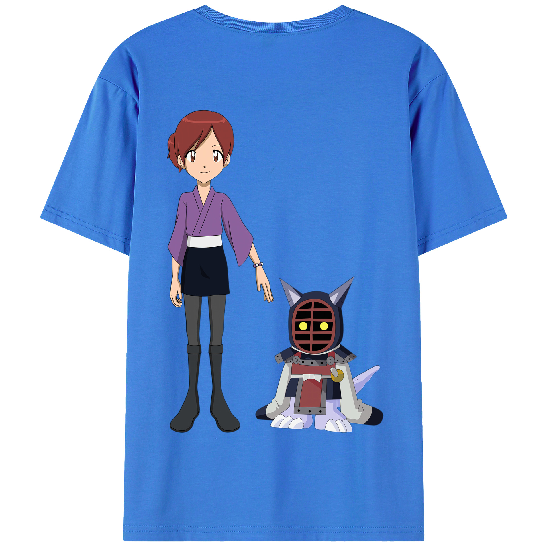 （画像用） Digimon デジタルモンスター/デジモン 綿100％半袖Tシャツ（背面プリント）