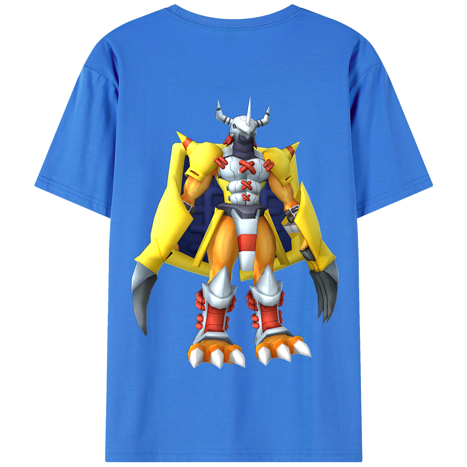 （画像用） Digimon デジタルモンスター/デジモン 綿100％半袖Tシャツ（背面プリント）