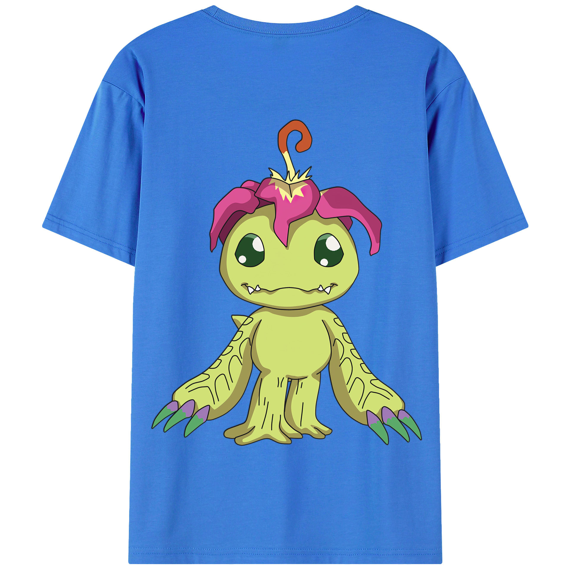 （画像用） Digimon デジタルモンスター/デジモン 綿100％半袖Tシャツ（背面プリント）