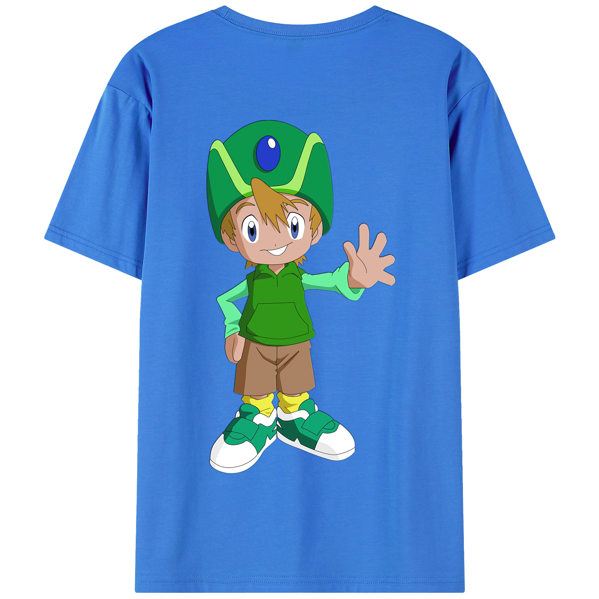 （画像用） Digimon デジタルモンスター/デジモン 綿100％半袖Tシャツ（背面プリント）