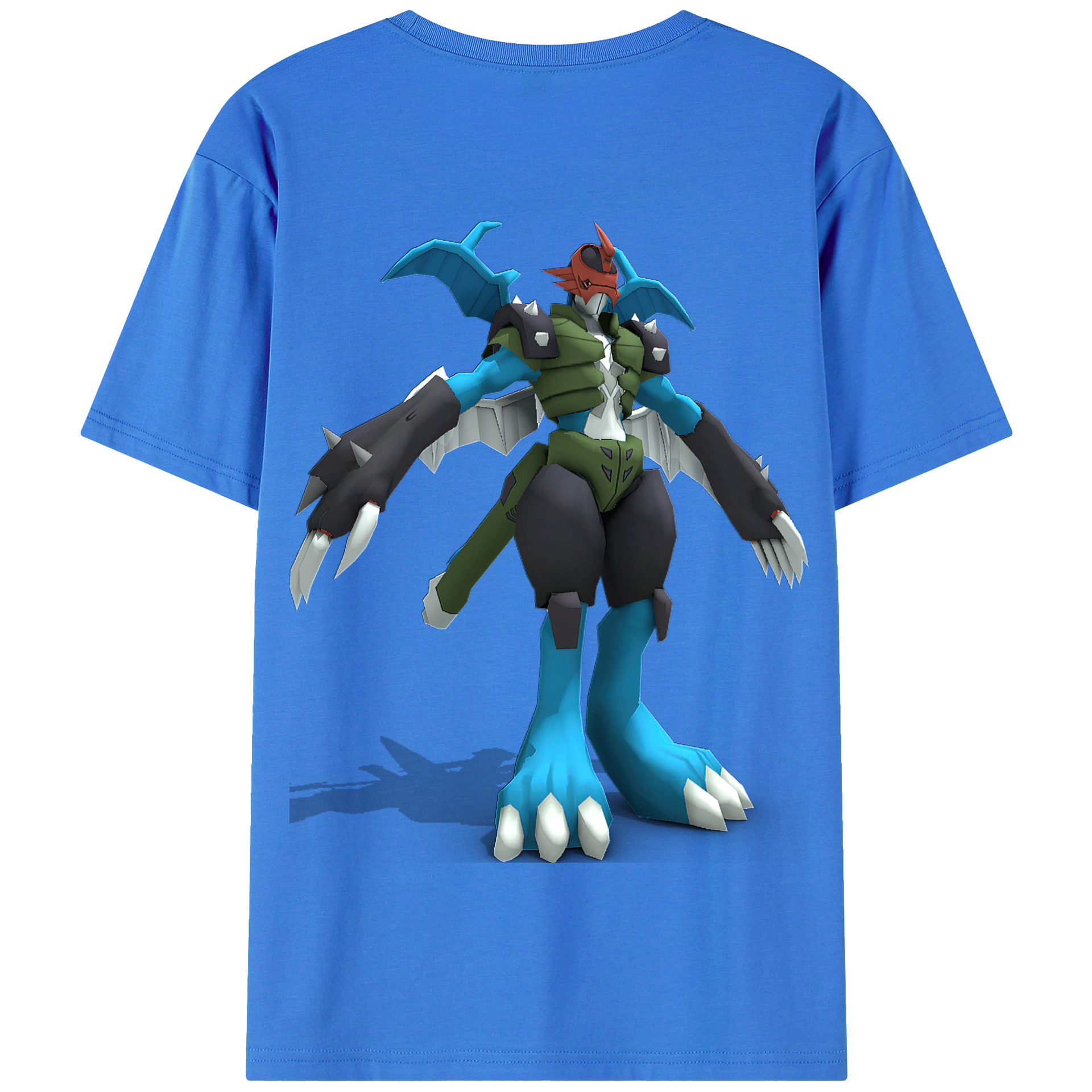 （画像用） Digimon デジタルモンスター/デジモン 綿100％半袖Tシャツ（背面プリント）