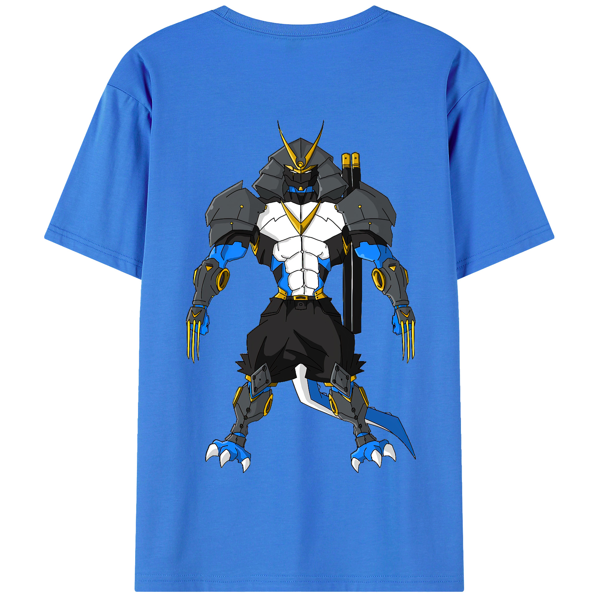 （画像用） Digimon デジタルモンスター/デジモン 綿100％半袖Tシャツ（背面プリント）