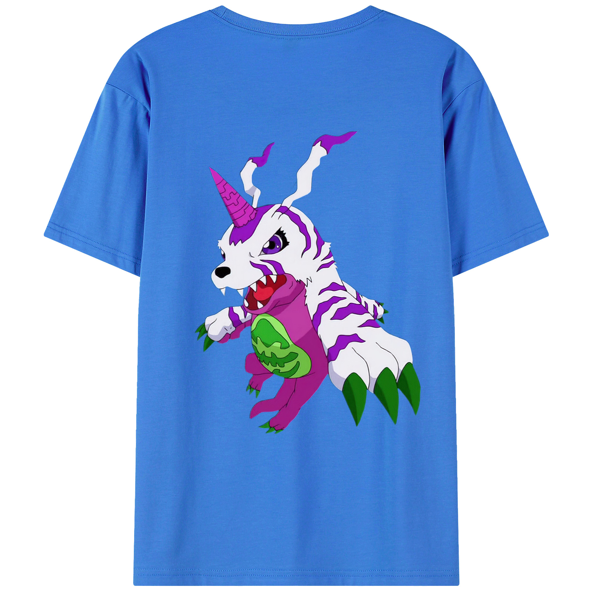 （画像用） Digimon デジタルモンスター/デジモン 綿100％半袖Tシャツ（背面プリント）