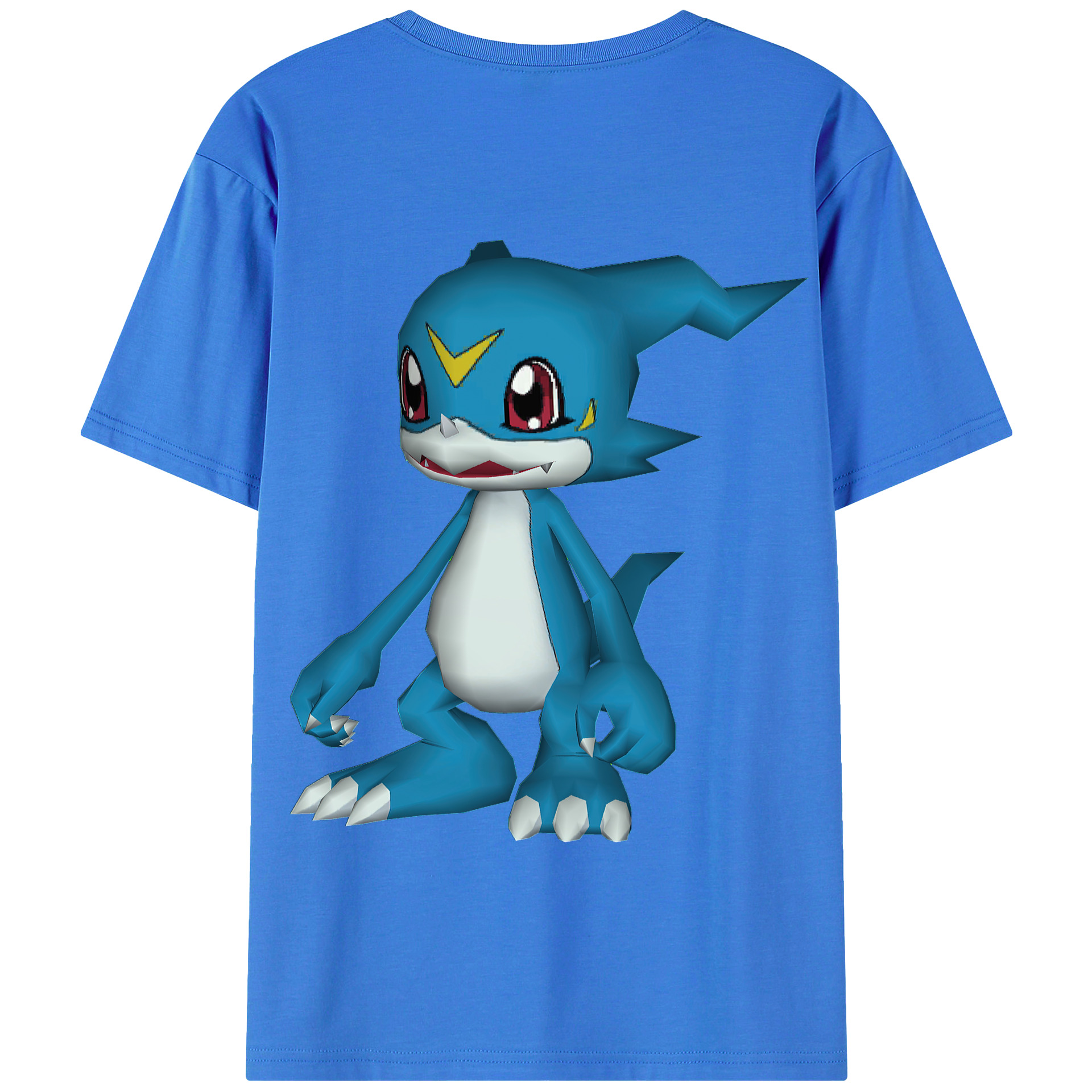 （画像用） Digimon デジタルモンスター/デジモン 綿100％半袖Tシャツ（背面プリント）