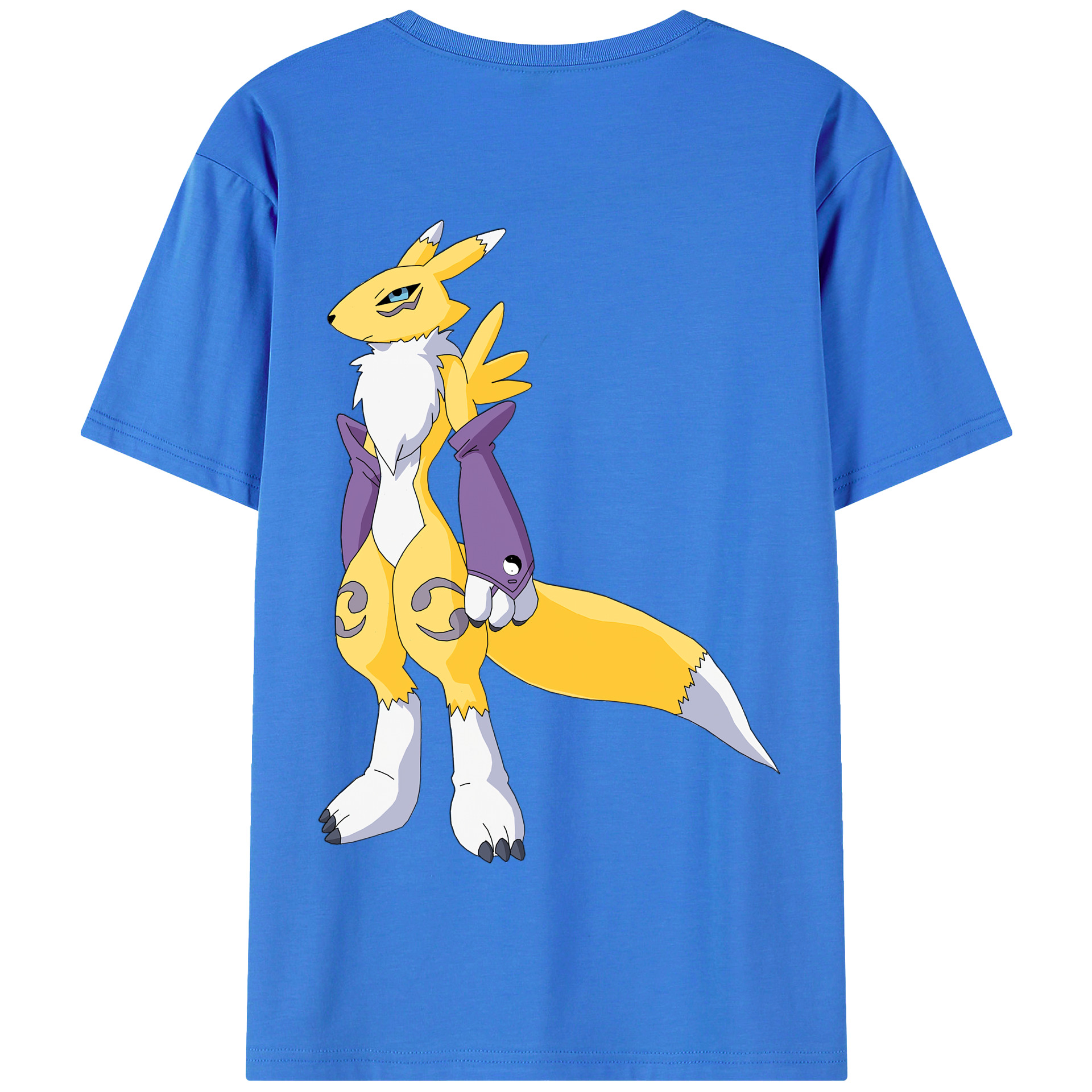 （画像用） Digimon デジタルモンスター/デジモン 綿100％半袖Tシャツ（背面プリント）