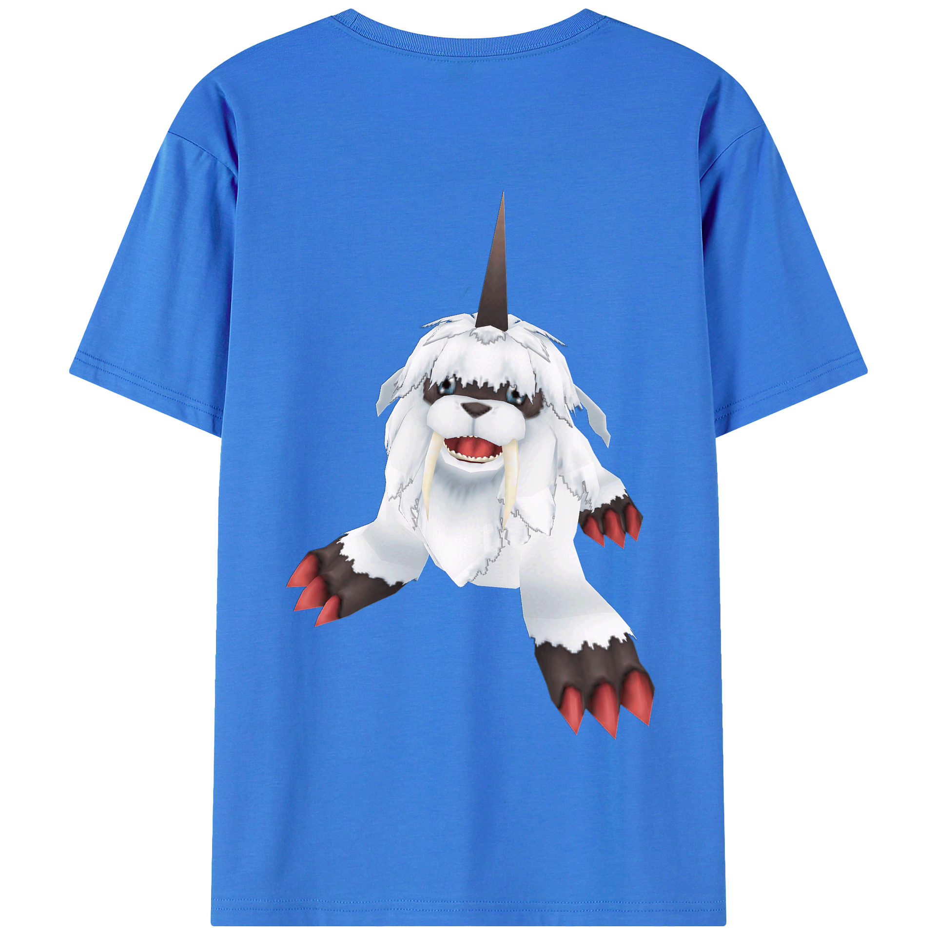 （画像用） Digimon デジタルモンスター/デジモン 綿100％半袖Tシャツ（背面プリント）
