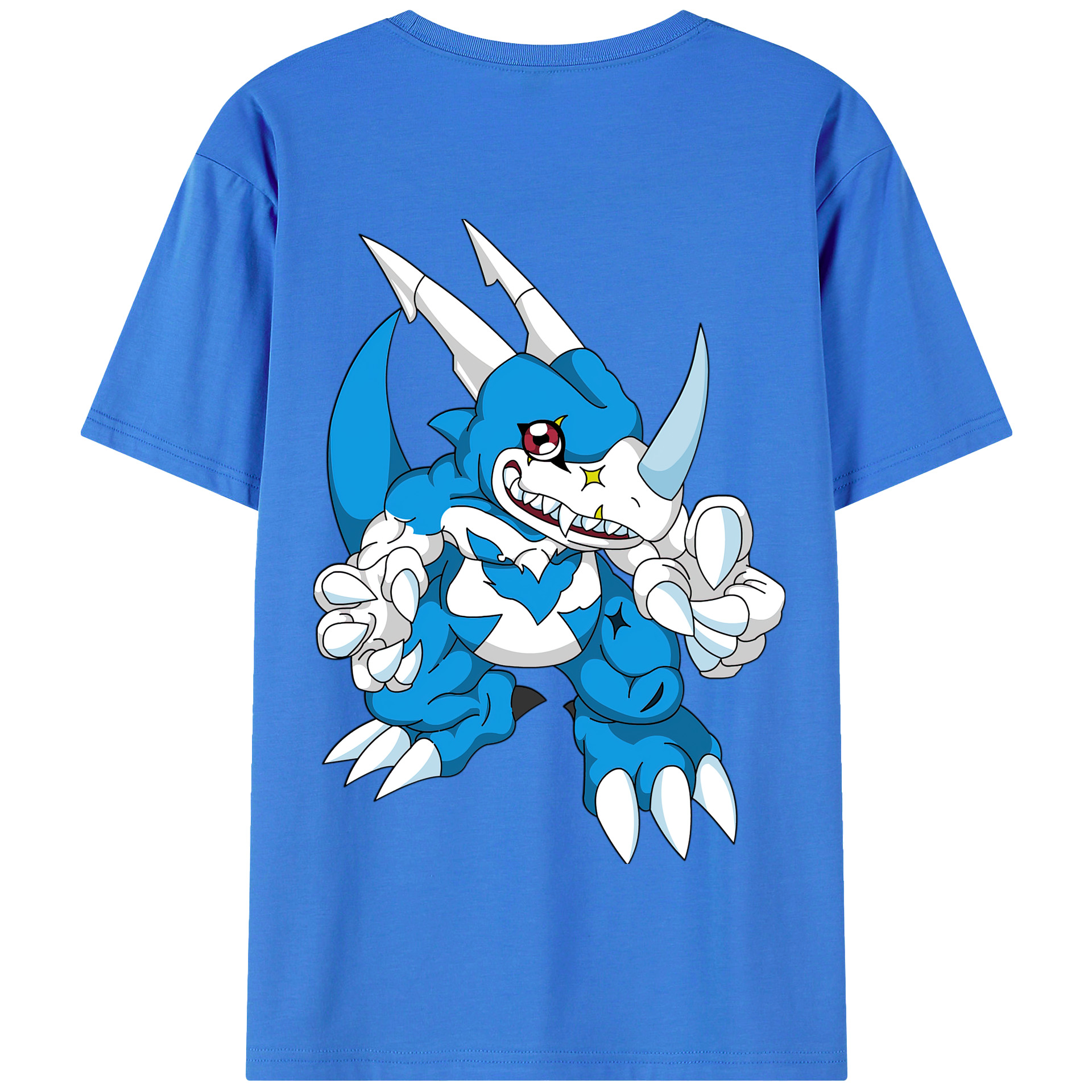 （画像用） Digimon デジタルモンスター/デジモン 綿100％半袖Tシャツ（背面プリント）