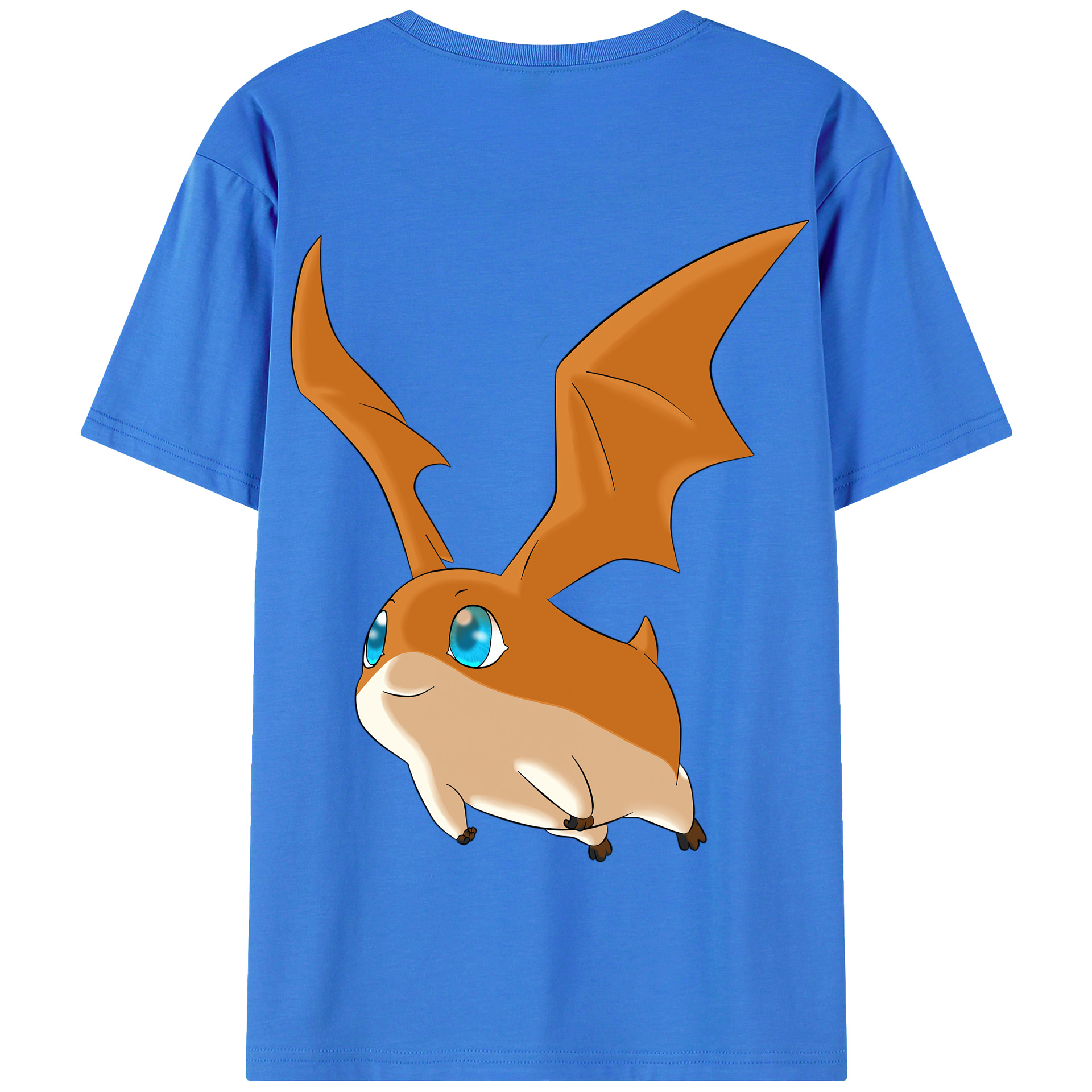 （画像用） Digimon デジタルモンスター/デジモン 綿100％半袖Tシャツ（背面プリント）