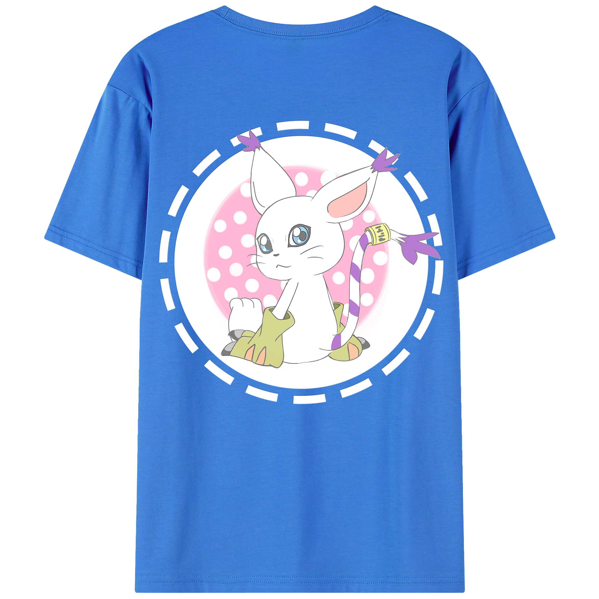 （画像用） Digimon デジタルモンスター/デジモン 綿100％半袖Tシャツ（背面プリント）