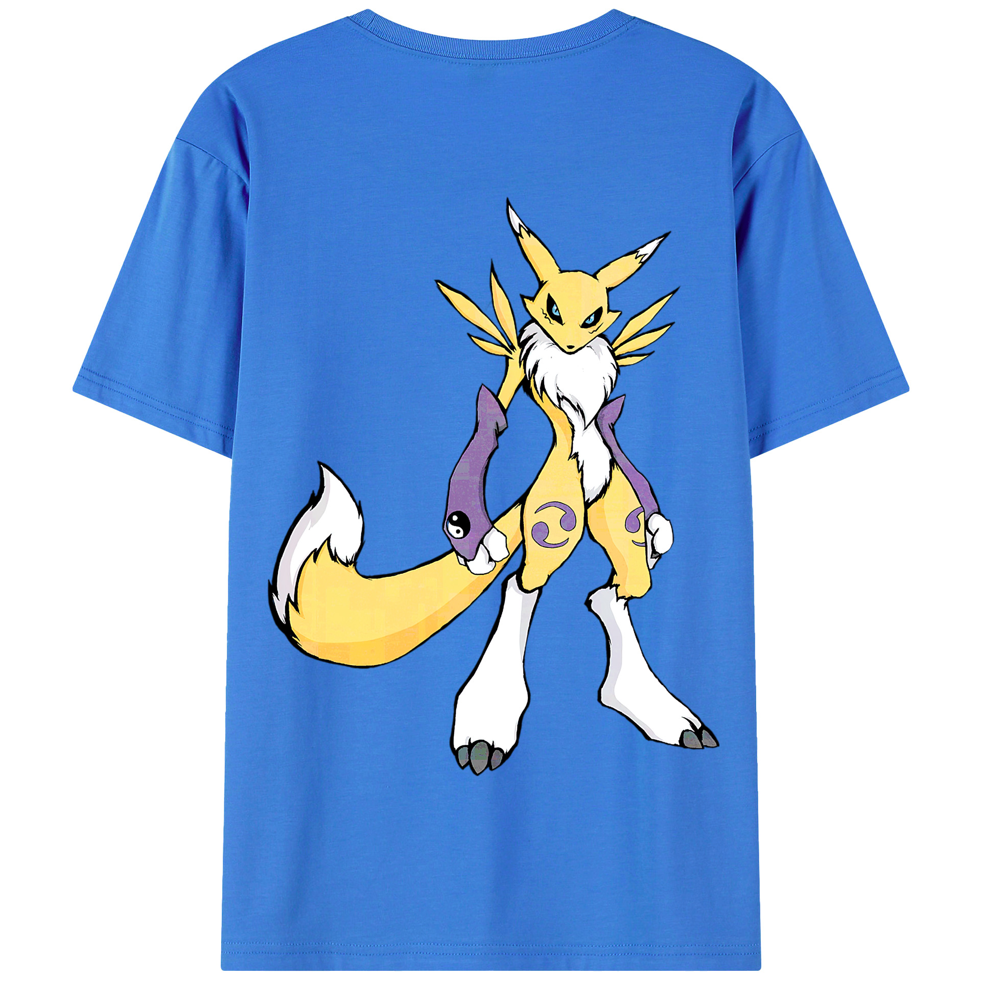 （画像用） Digimon デジタルモンスター/デジモン 綿100％半袖Tシャツ（背面プリント）