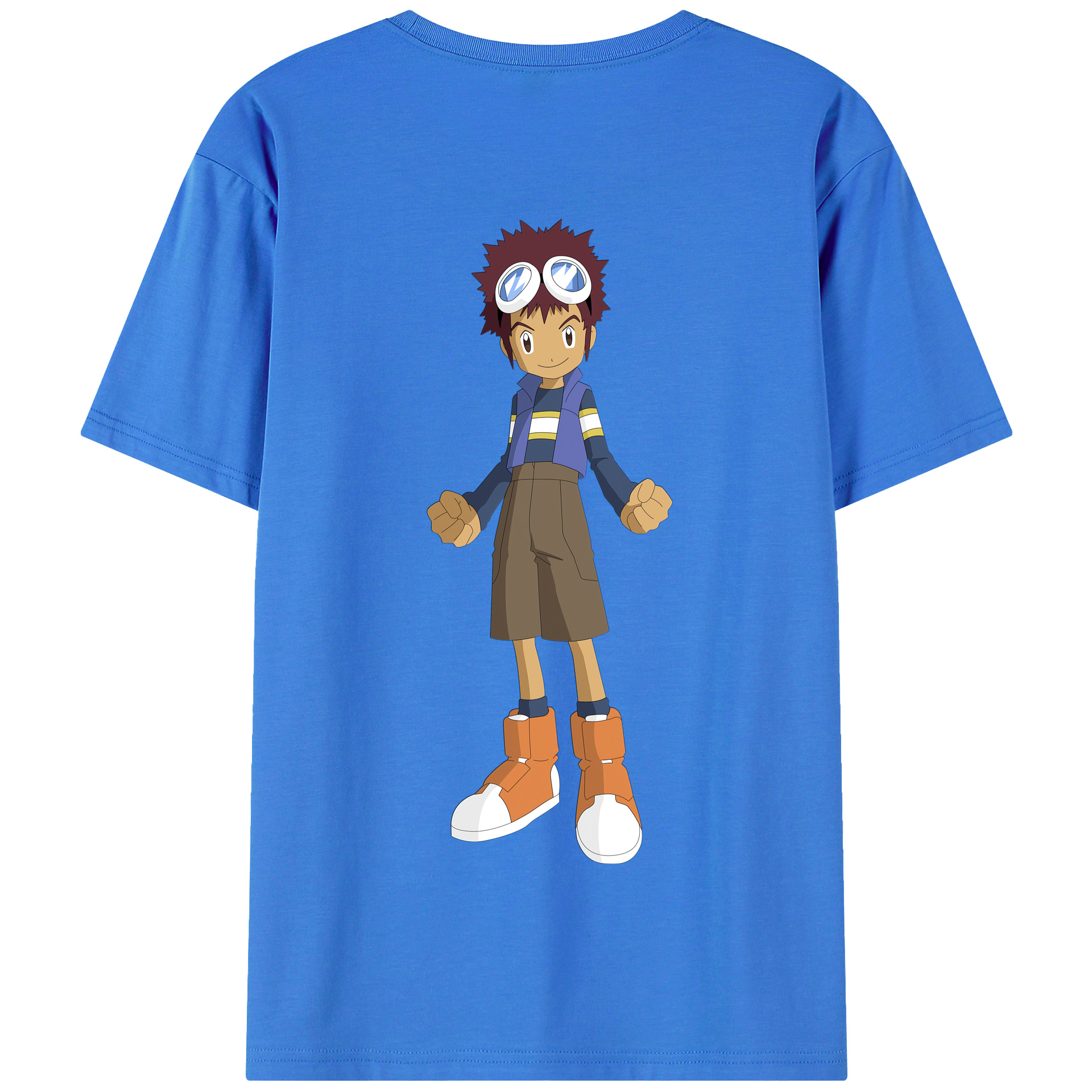（画像用） Digimon デジタルモンスター/デジモン 綿100％半袖Tシャツ（背面プリント）