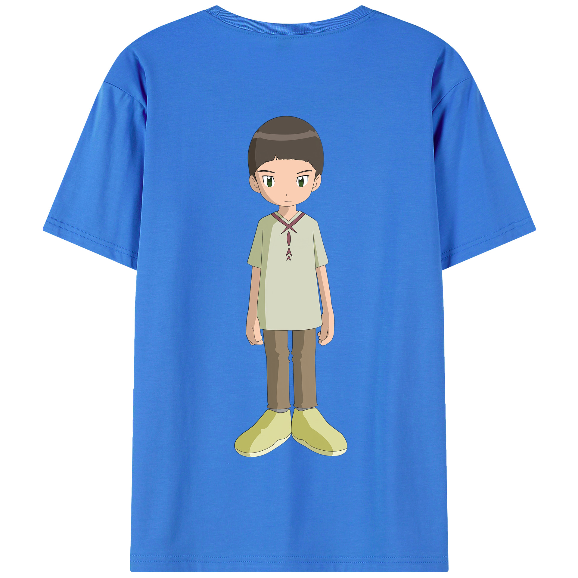 （画像用） Digimon デジタルモンスター/デジモン 綿100％半袖Tシャツ（背面プリント）