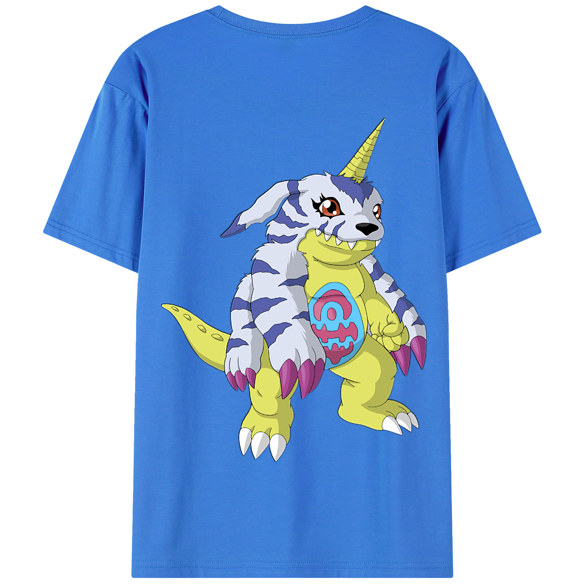 （画像用） Digimon デジタルモンスター/デジモン 綿100％半袖Tシャツ（背面プリント）