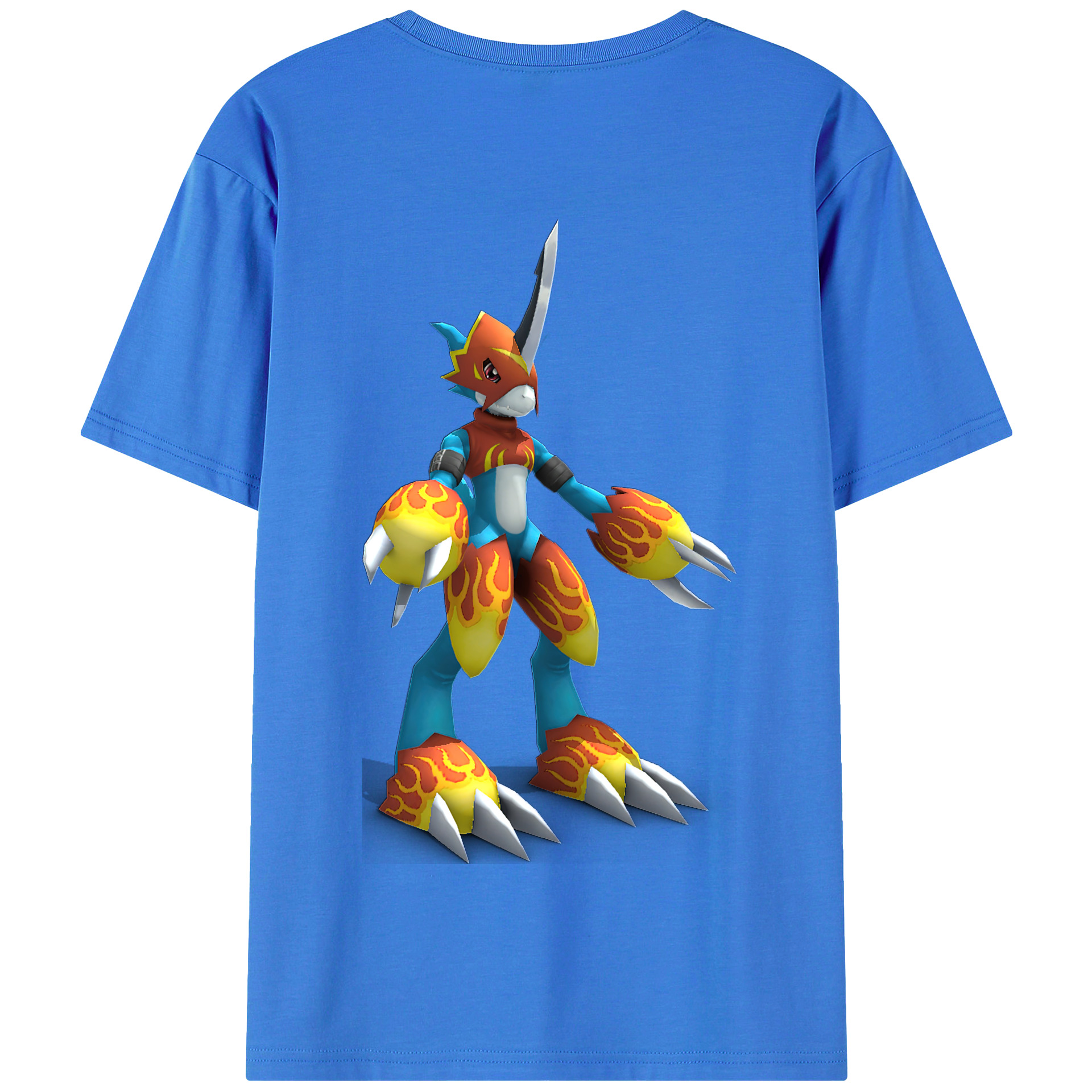 （画像用） Digimon デジタルモンスター/デジモン 綿100％半袖Tシャツ（背面プリント）
