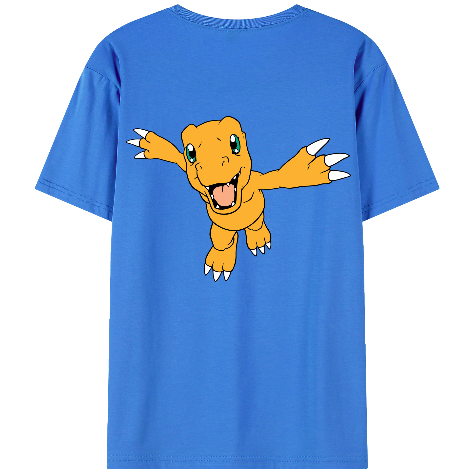 （画像用） Digimon デジタルモンスター/デジモン 綿100％半袖Tシャツ（背面プリント）