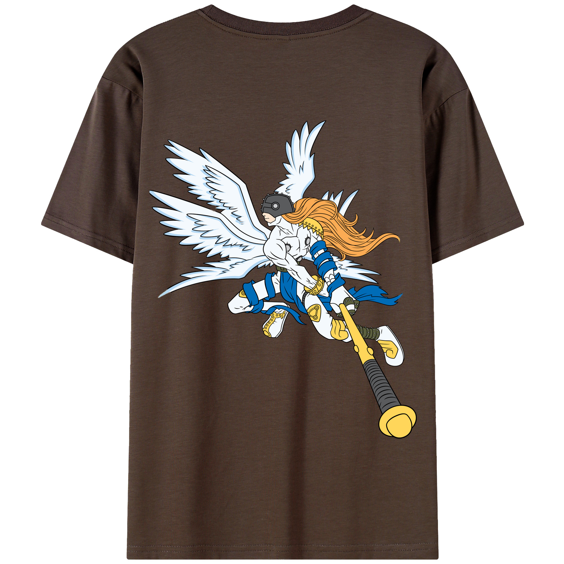 （画像用） Digimon デジタルモンスター/デジモン 綿100％半袖Tシャツ（背面プリント）