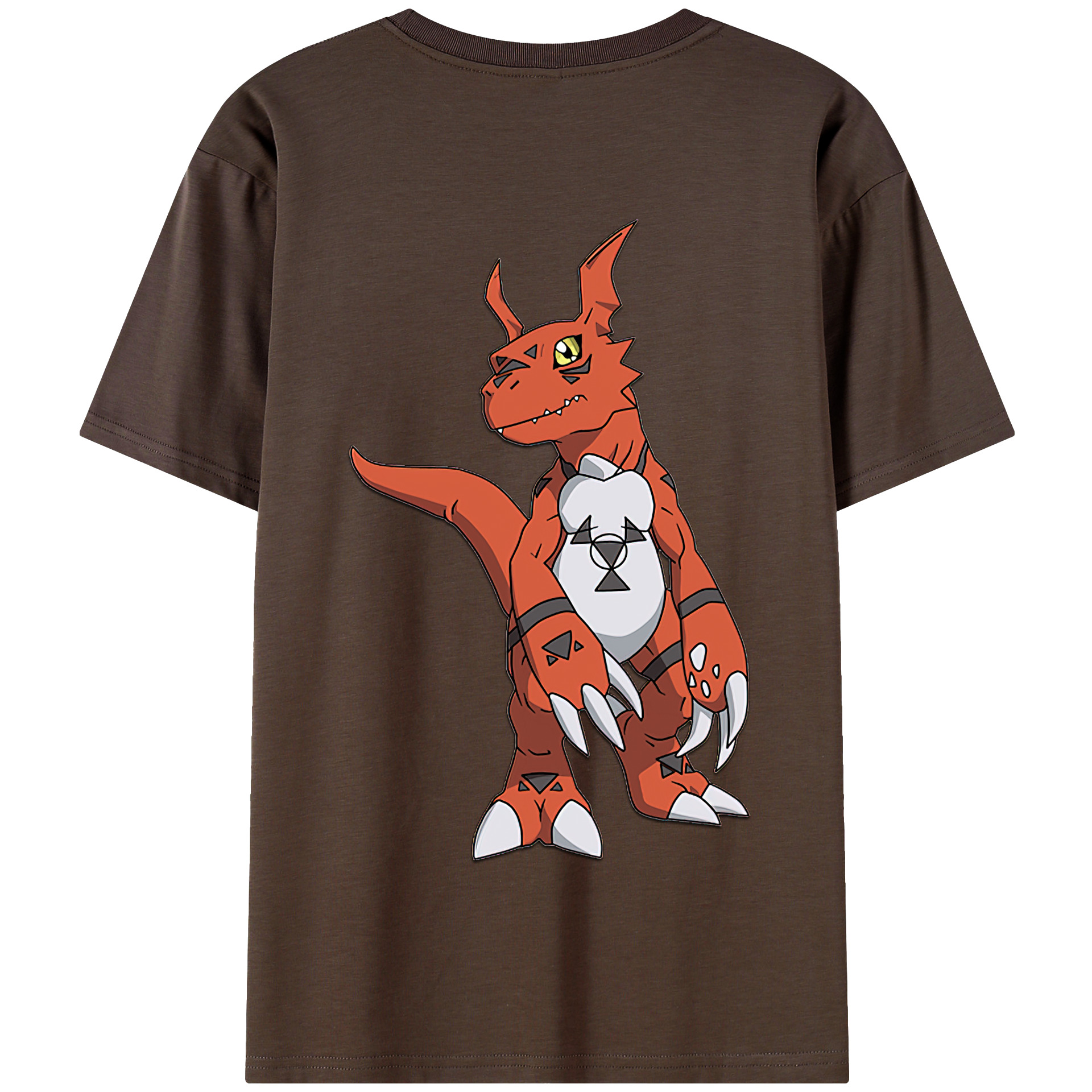 （画像用） Digimon デジタルモンスター/デジモン 綿100％半袖Tシャツ（背面プリント）