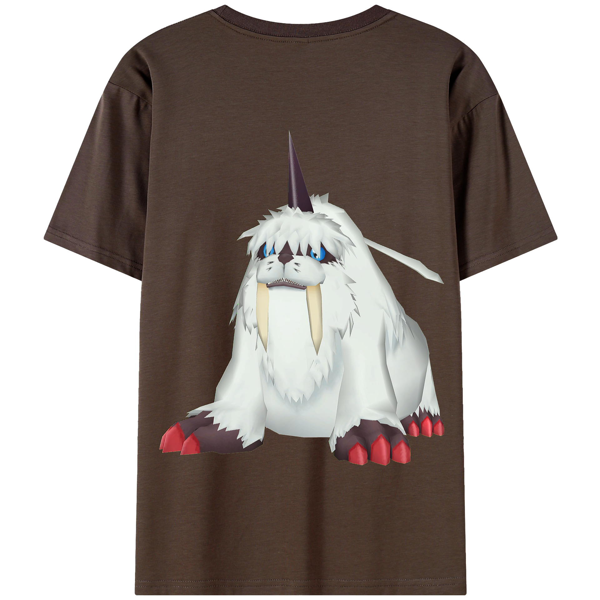 （画像用） Digimon デジタルモンスター/デジモン 綿100％半袖Tシャツ（背面プリント）