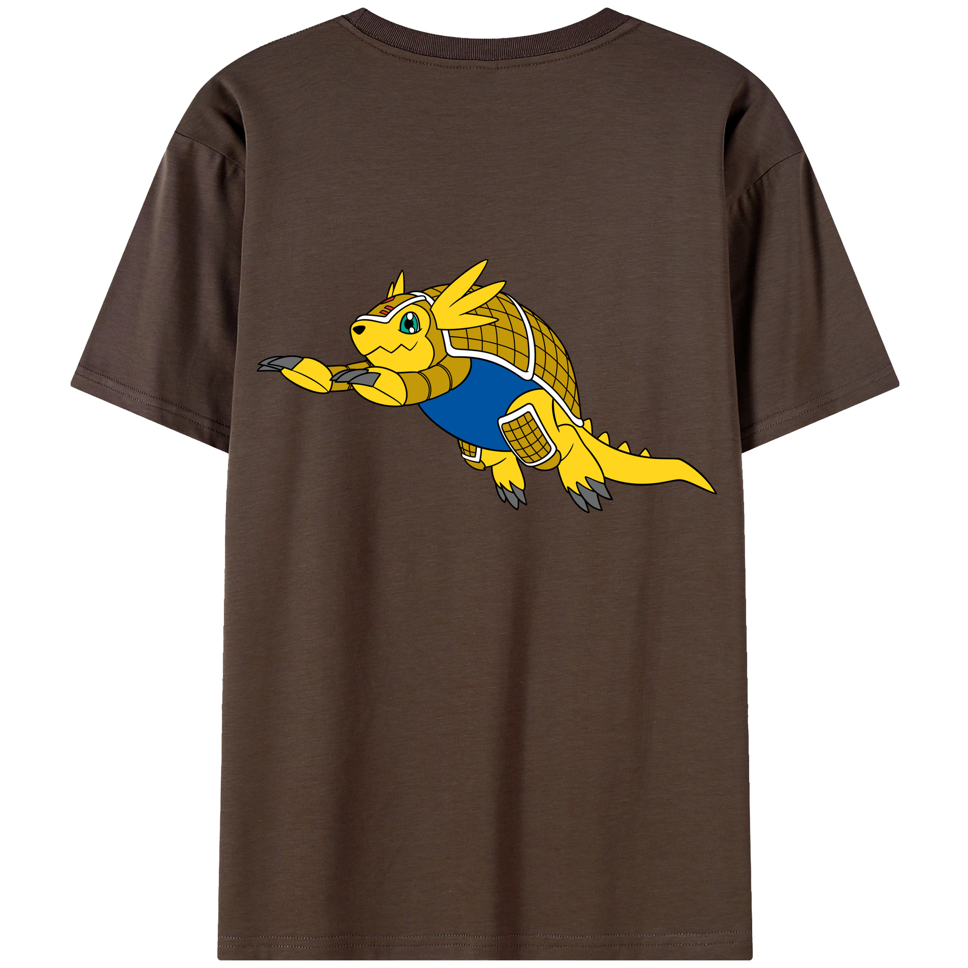 （画像用） Digimon デジタルモンスター/デジモン 綿100％半袖Tシャツ（背面プリント）