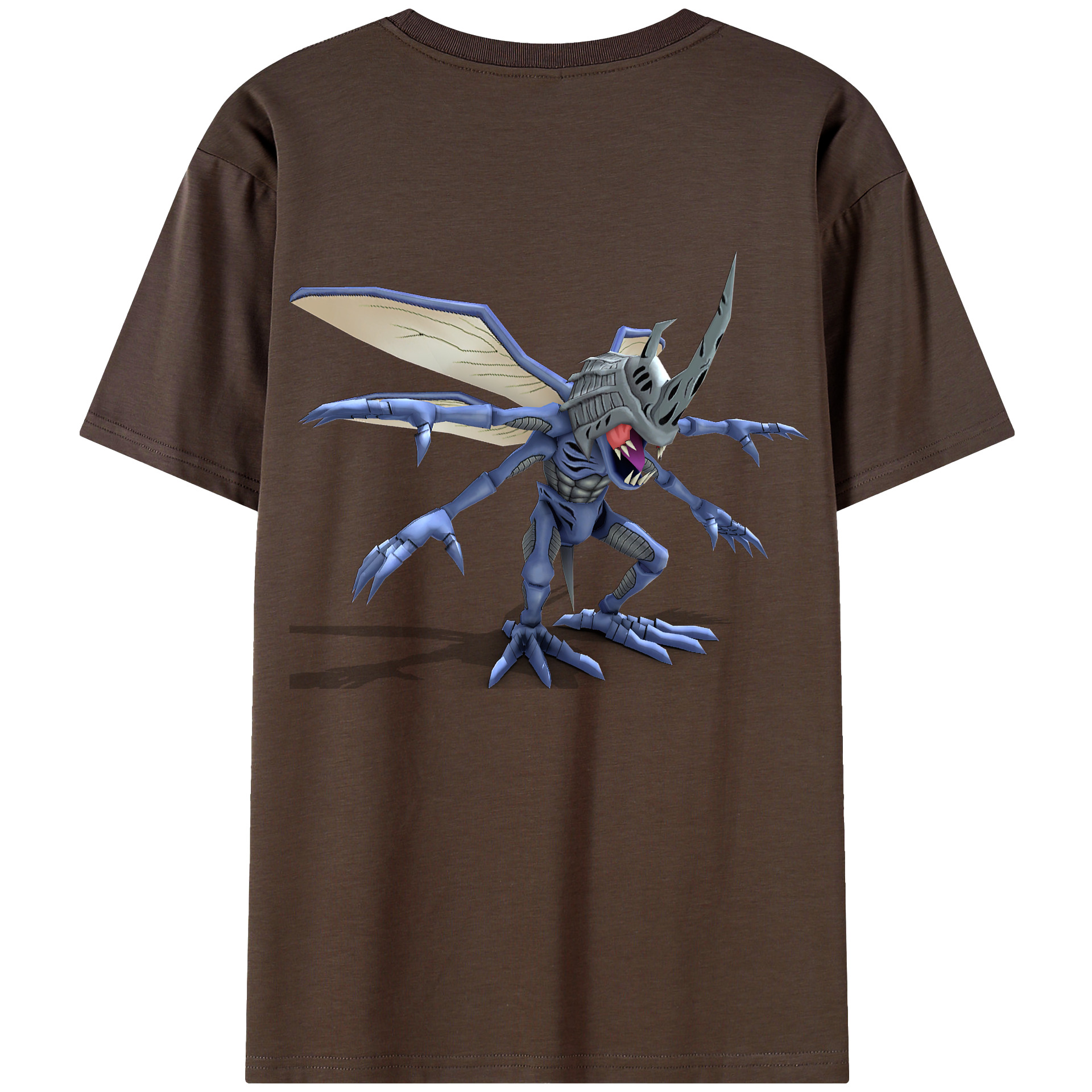 （画像用） Digimon デジタルモンスター/デジモン 綿100％半袖Tシャツ（背面プリント）