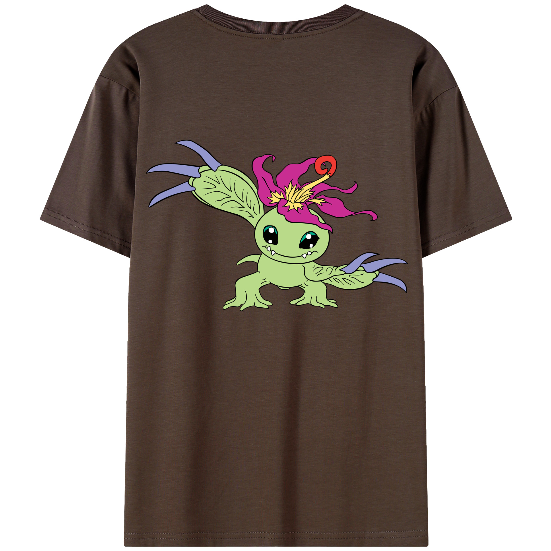 （画像用） Digimon デジタルモンスター/デジモン 綿100％半袖Tシャツ（背面プリント）