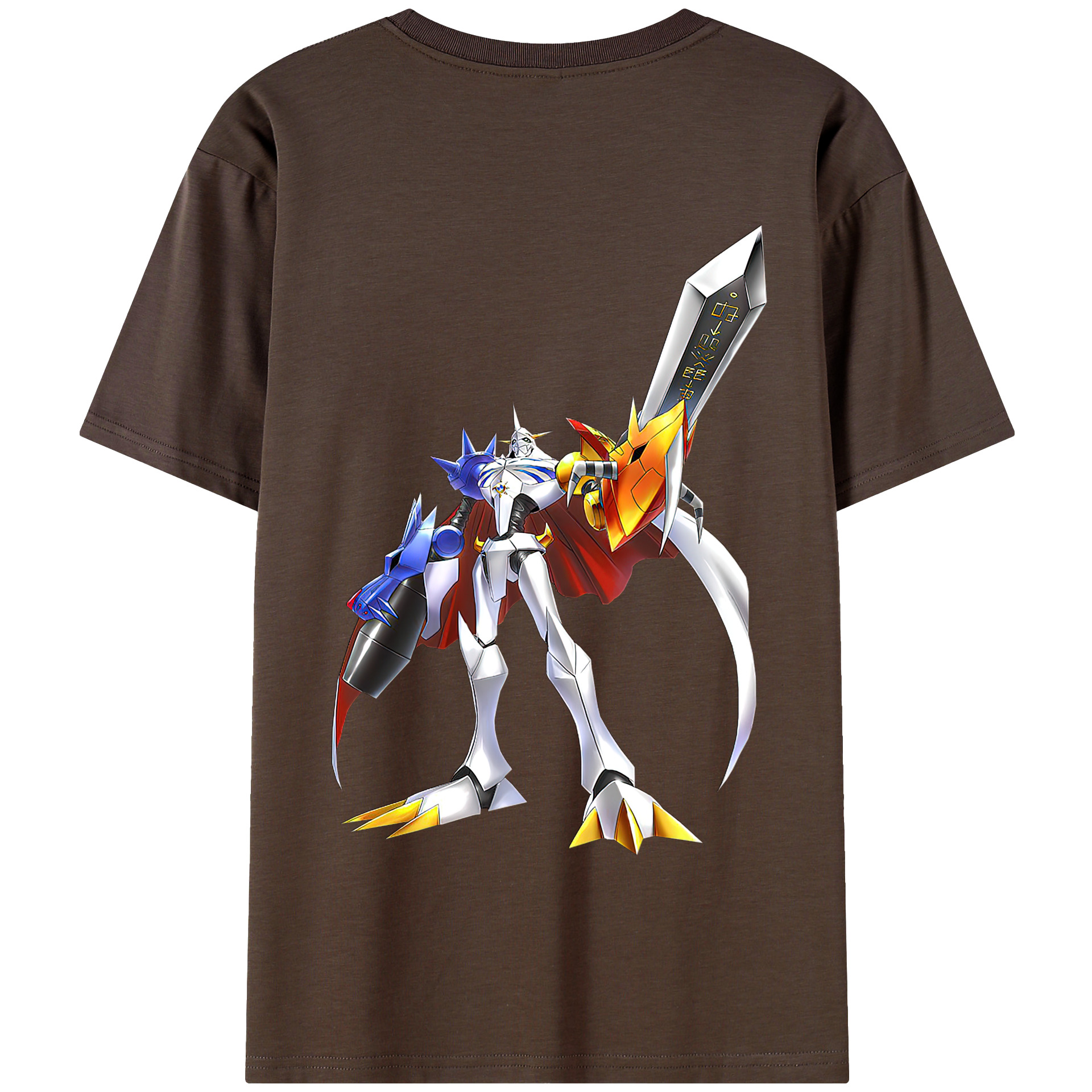 （画像用） Digimon デジタルモンスター/デジモン 綿100％半袖Tシャツ（背面プリント）