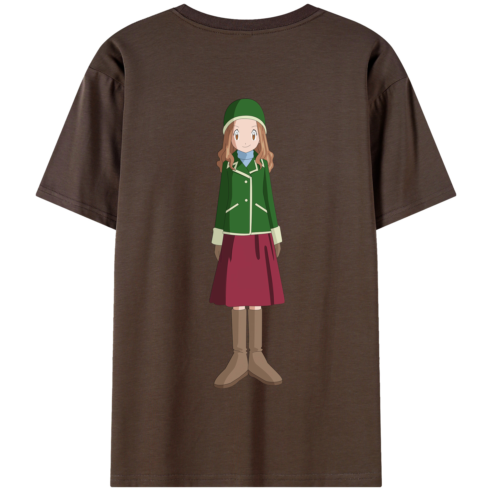 （画像用） Digimon デジタルモンスター/デジモン 綿100％半袖Tシャツ（背面プリント）