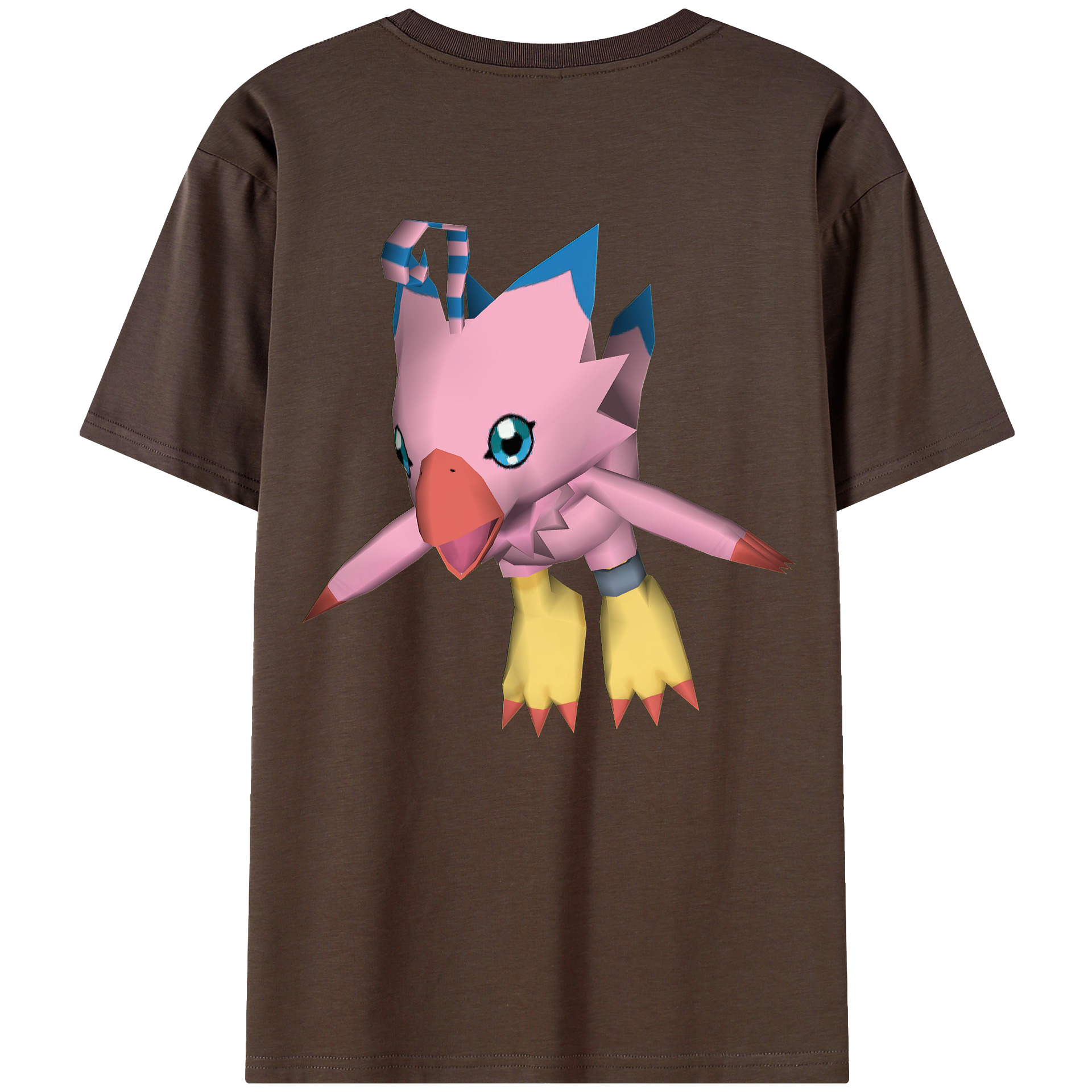 （画像用） Digimon デジタルモンスター/デジモン 綿100％半袖Tシャツ（背面プリント）
