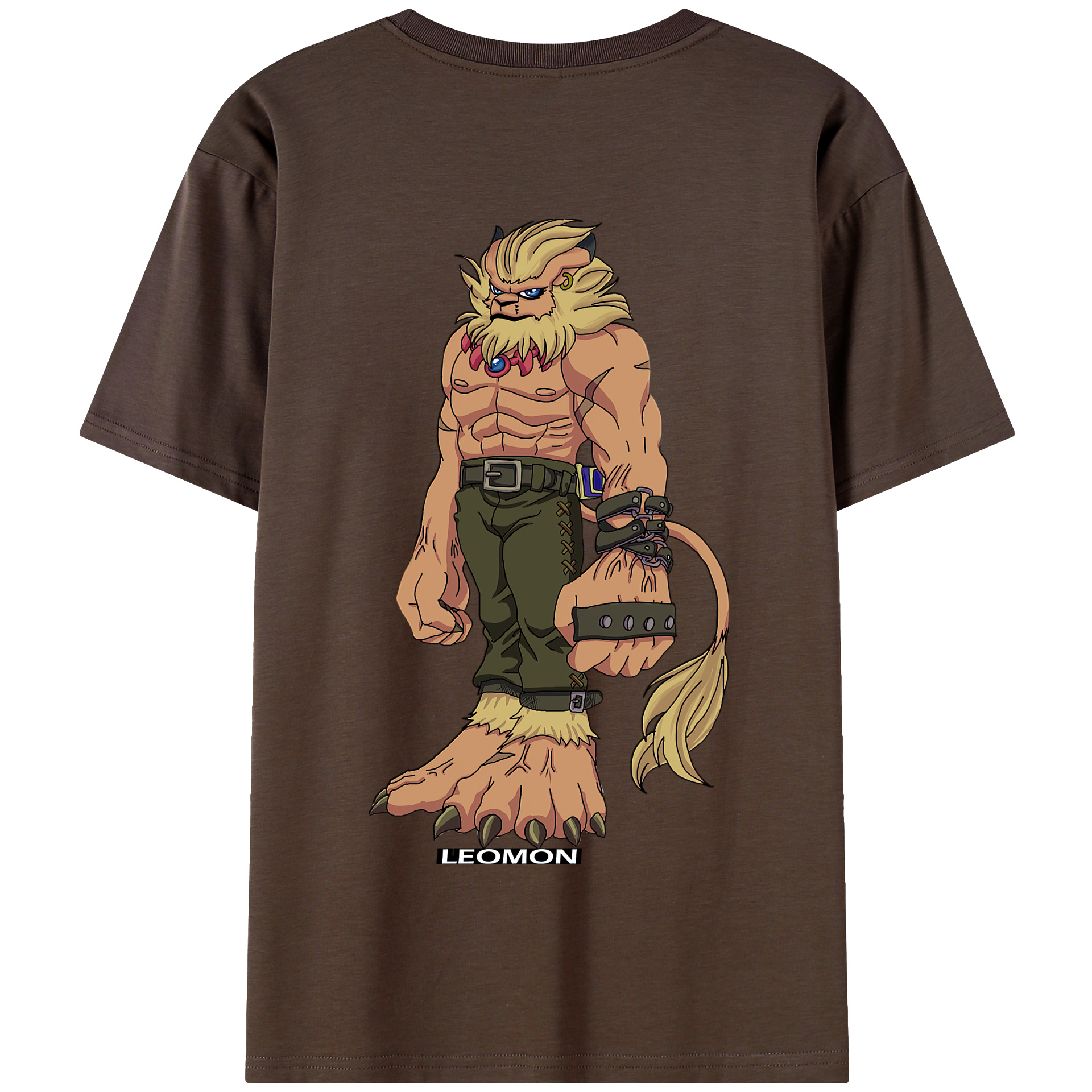 （画像用） Digimon デジタルモンスター/デジモン 綿100％半袖Tシャツ（背面プリント）