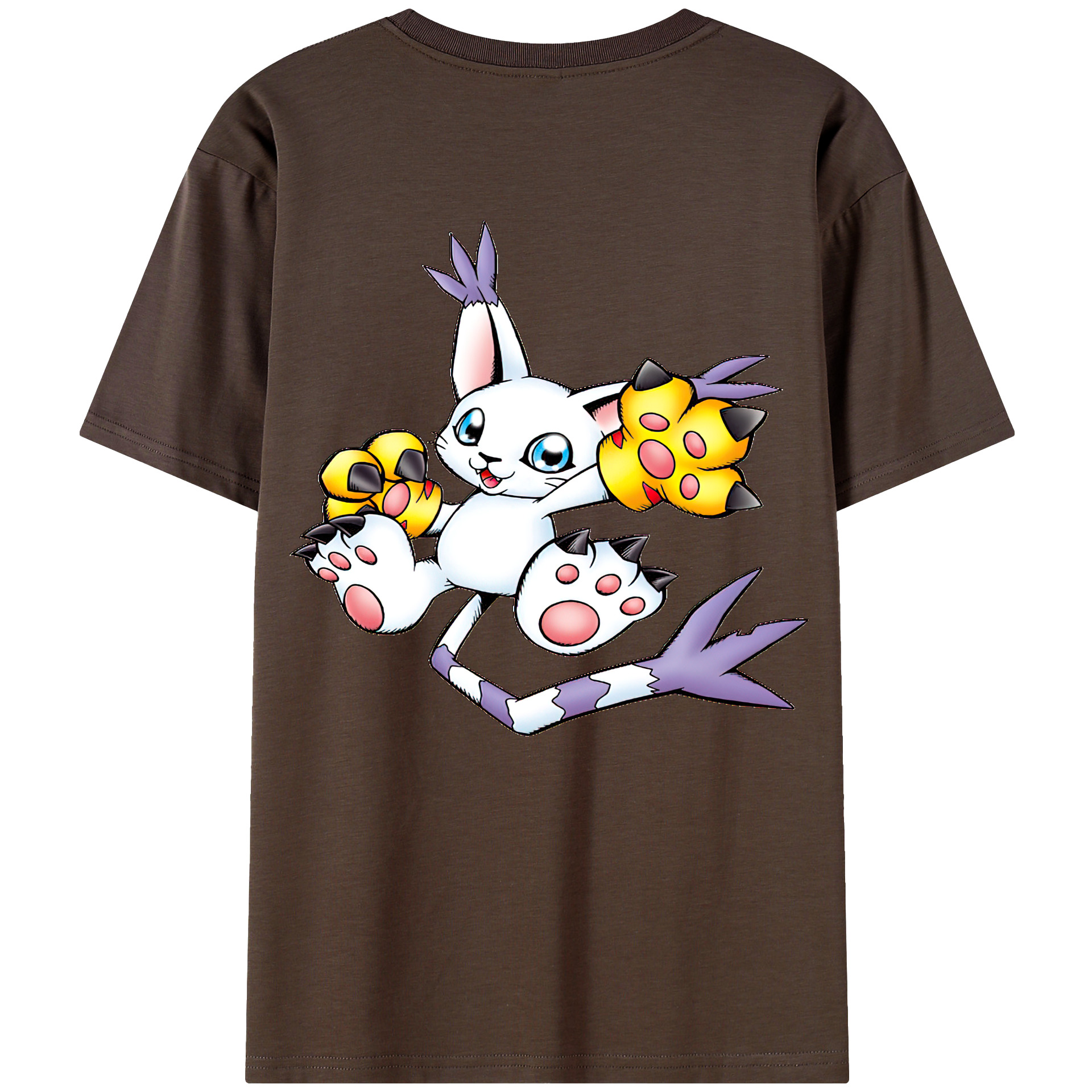 （画像用） Digimon デジタルモンスター/デジモン 綿100％半袖Tシャツ（背面プリント）