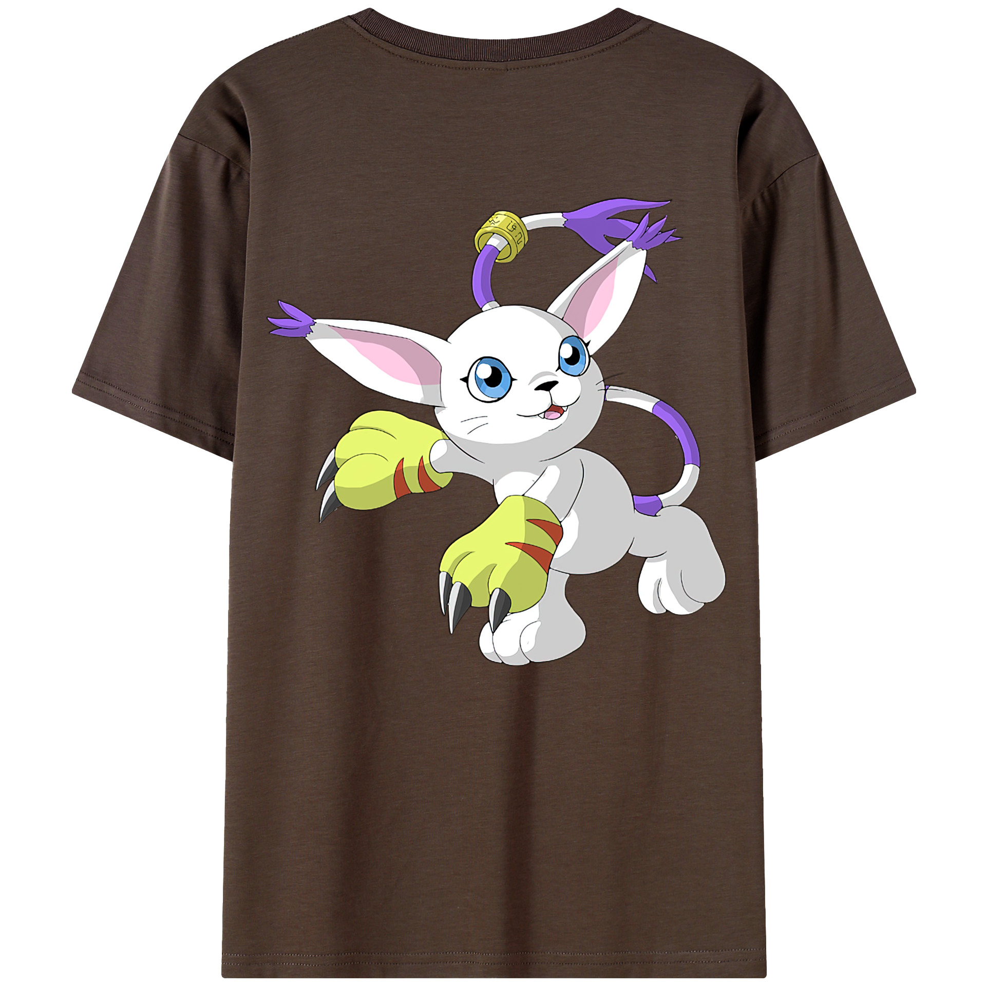 （画像用） Digimon デジタルモンスター/デジモン 綿100％半袖Tシャツ（背面プリント）