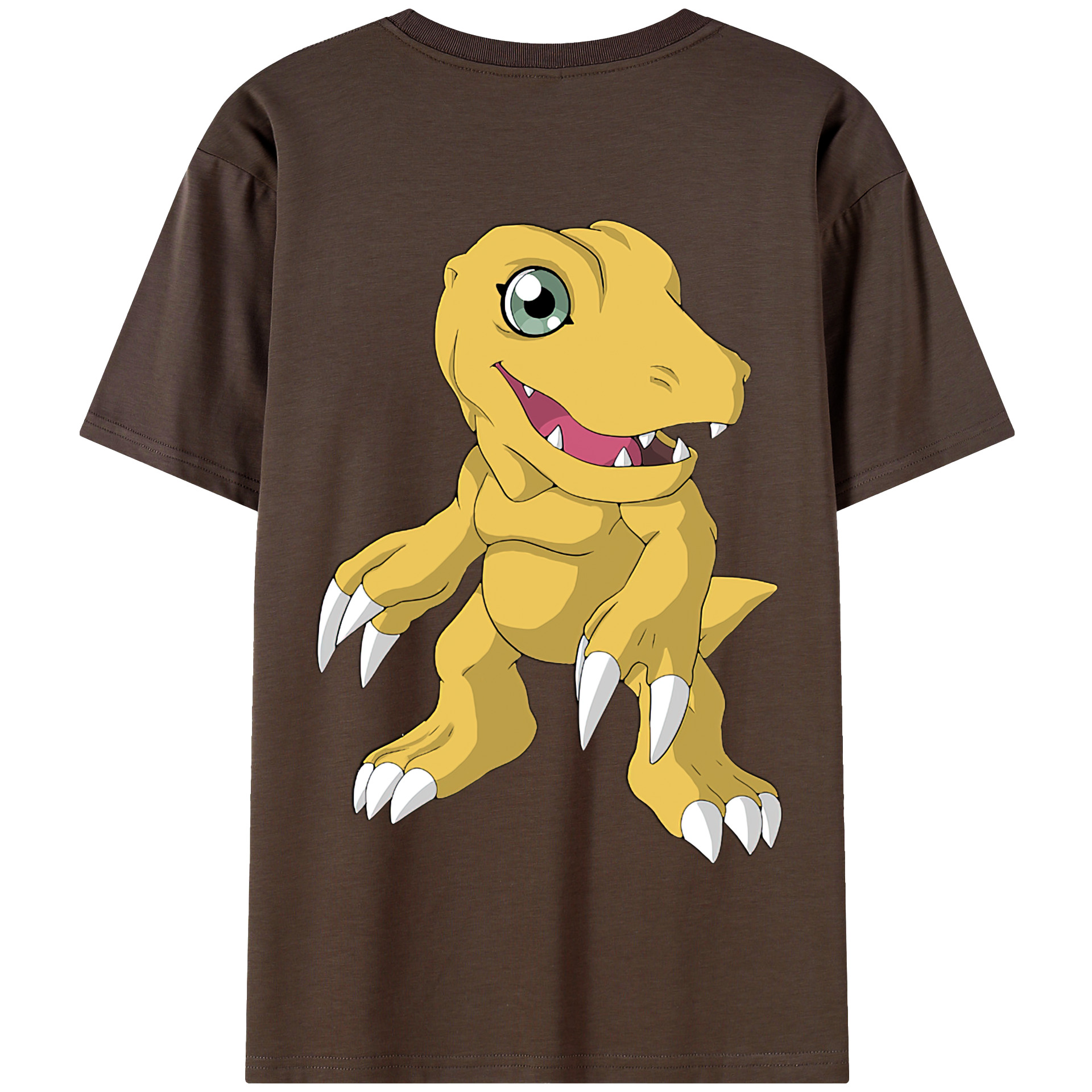 （画像用） Digimon デジタルモンスター/デジモン 綿100％半袖Tシャツ（背面プリント）