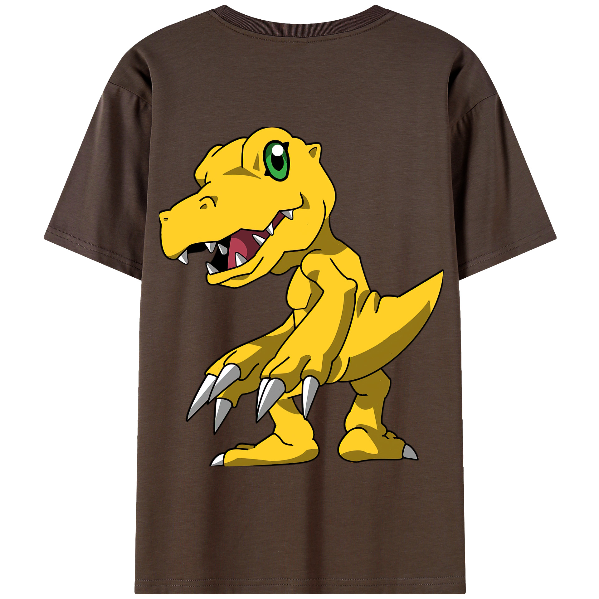 （画像用） Digimon デジタルモンスター/デジモン 綿100％半袖Tシャツ（背面プリント）