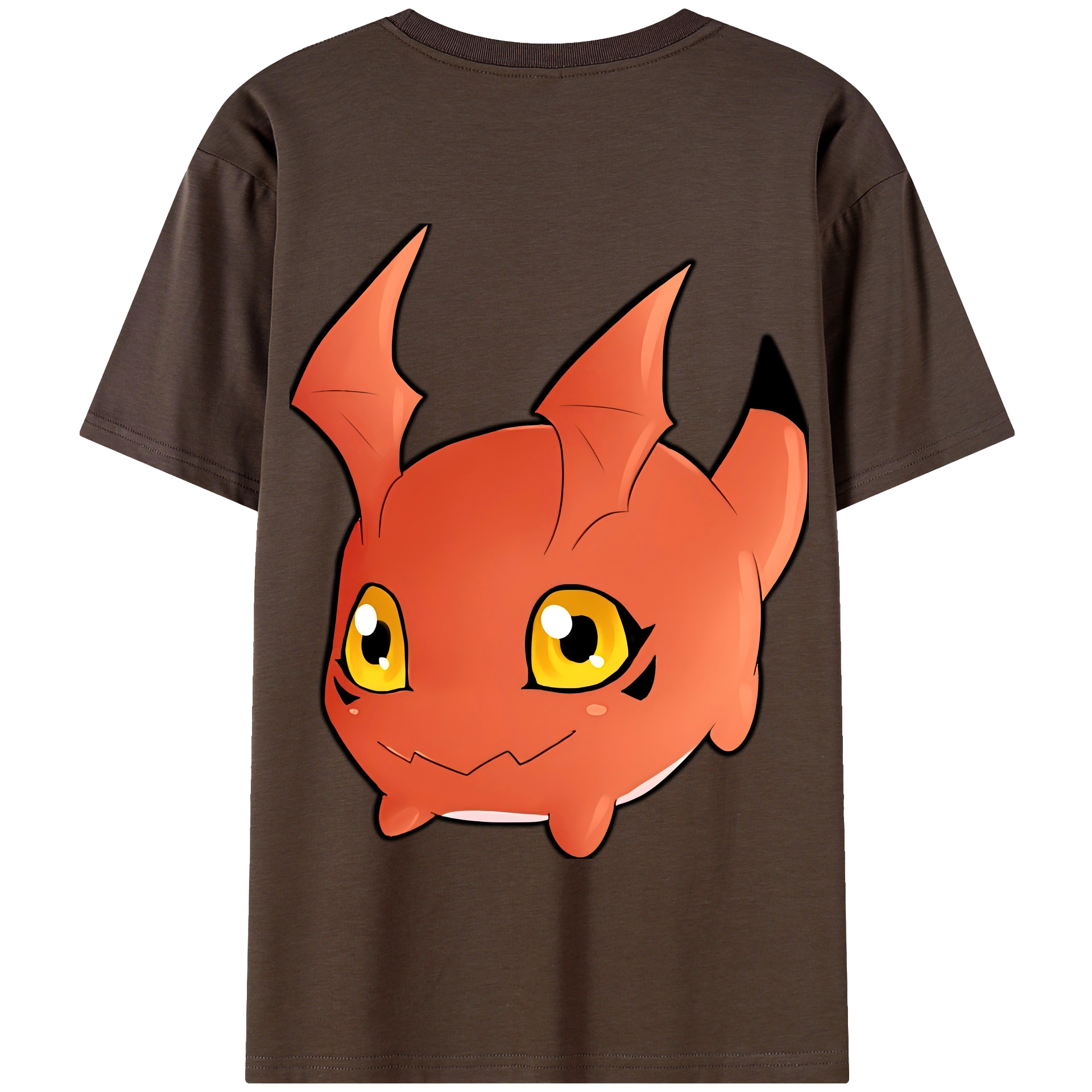 （画像用） Digimon デジタルモンスター/デジモン 綿100％半袖Tシャツ（背面プリント）