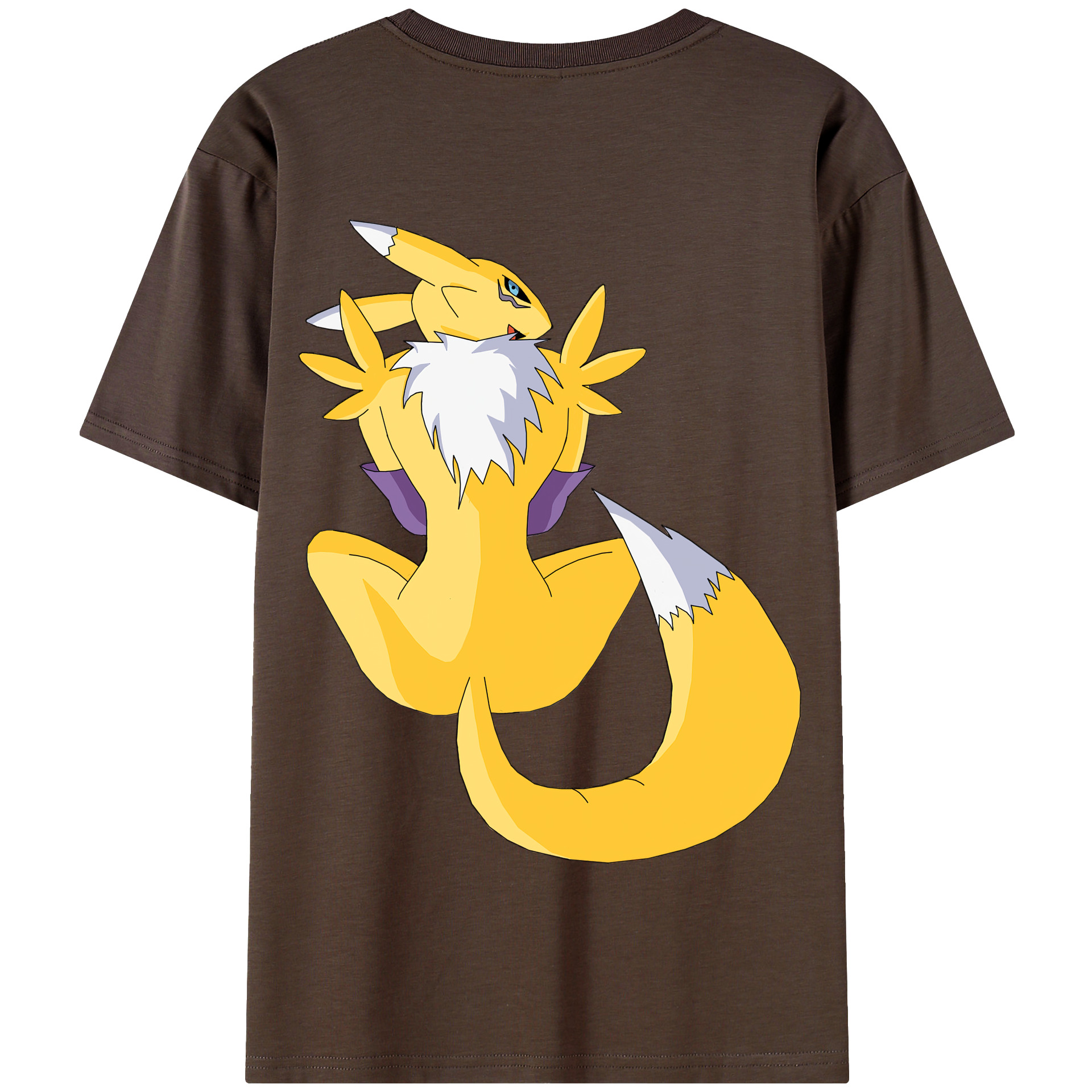 （画像用） Digimon デジタルモンスター/デジモン 綿100％半袖Tシャツ（背面プリント）