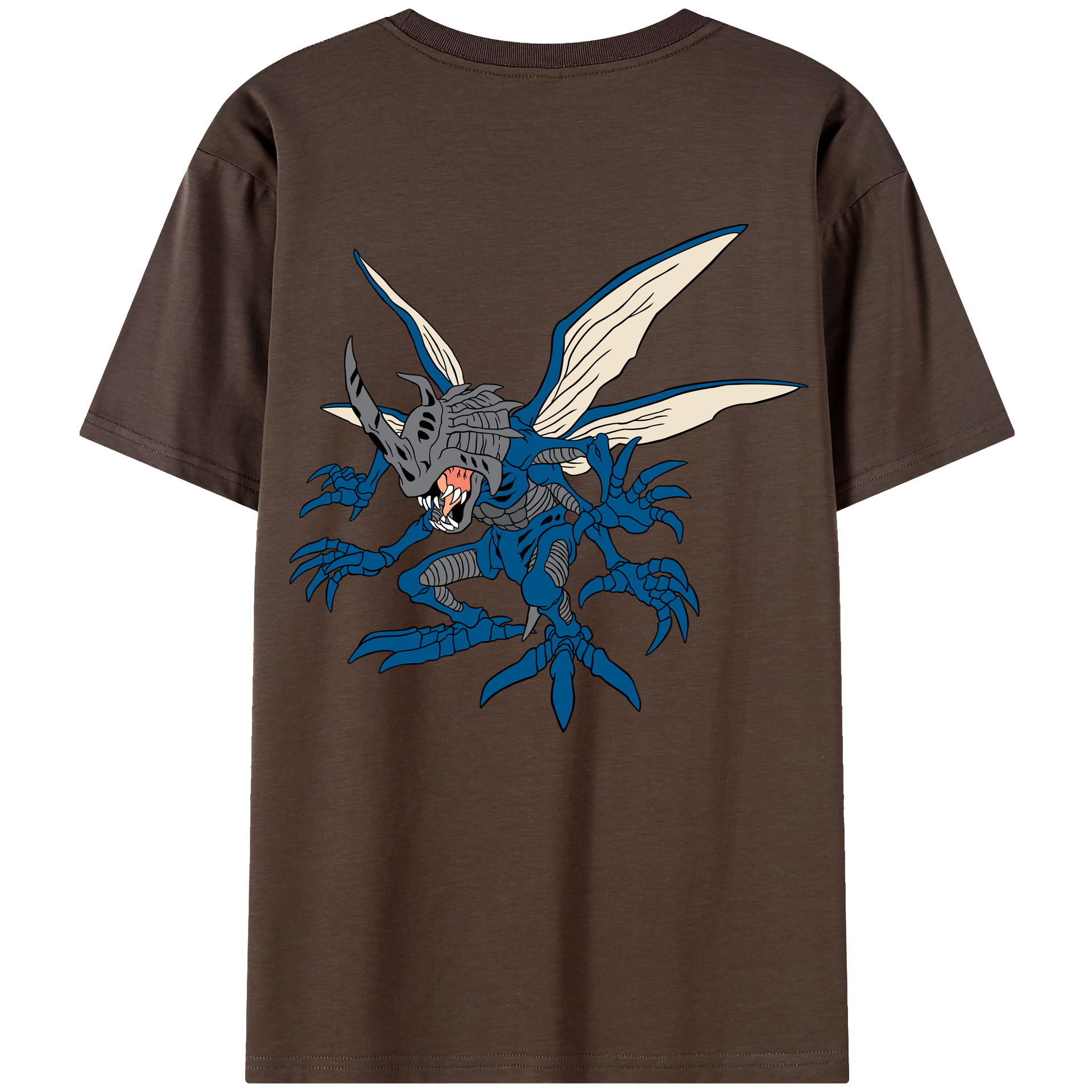 （画像用） Digimon デジタルモンスター/デジモン 綿100％半袖Tシャツ（背面プリント）
