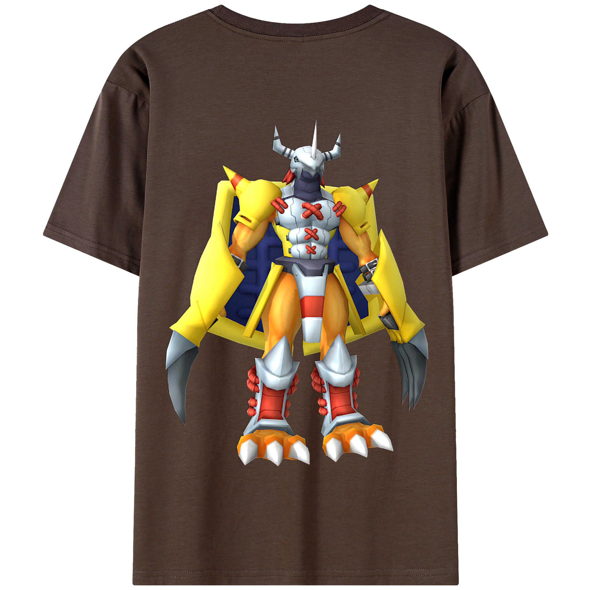 （画像用） Digimon デジタルモンスター/デジモン 綿100％半袖Tシャツ（背面プリント）