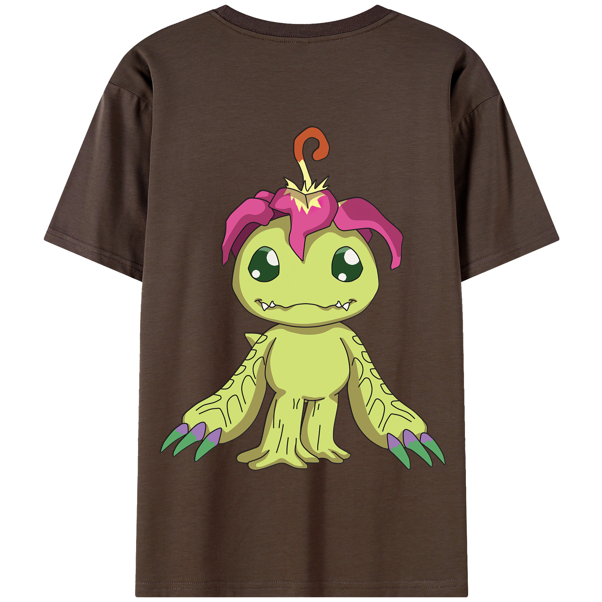 （画像用） Digimon デジタルモンスター/デジモン 綿100％半袖Tシャツ（背面プリント）
