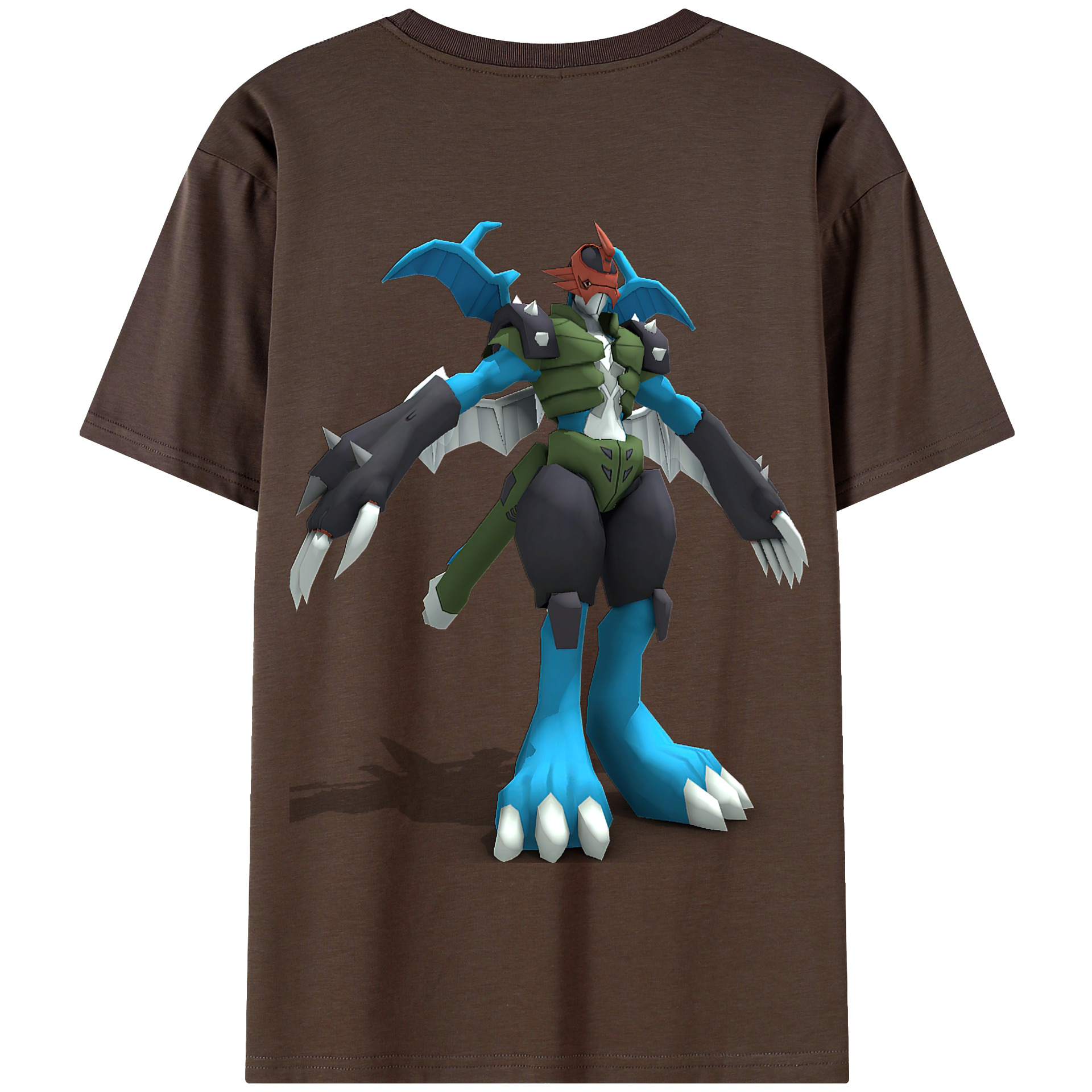 （画像用） Digimon デジタルモンスター/デジモン 綿100％半袖Tシャツ（背面プリント）