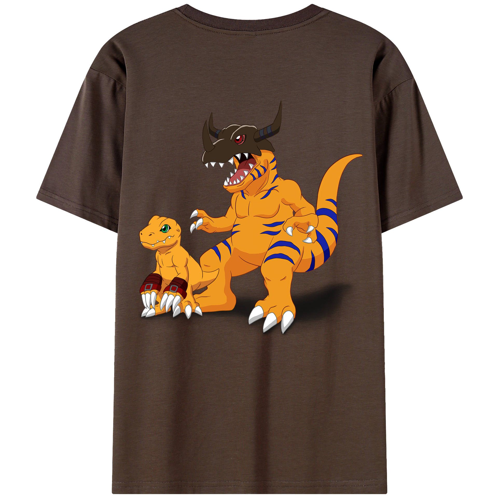 （画像用） Digimon デジタルモンスター/デジモン 綿100％半袖Tシャツ（背面プリント）