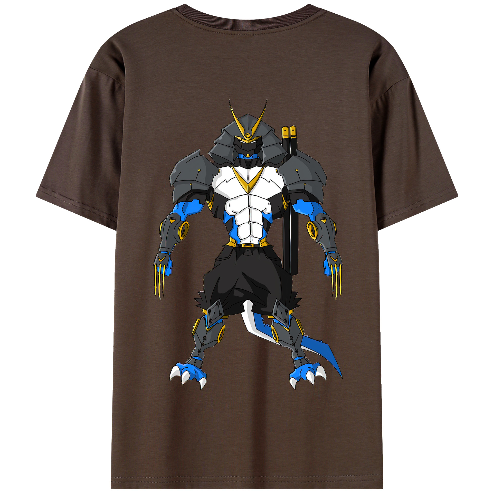 （画像用） Digimon デジタルモンスター/デジモン 綿100％半袖Tシャツ（背面プリント）