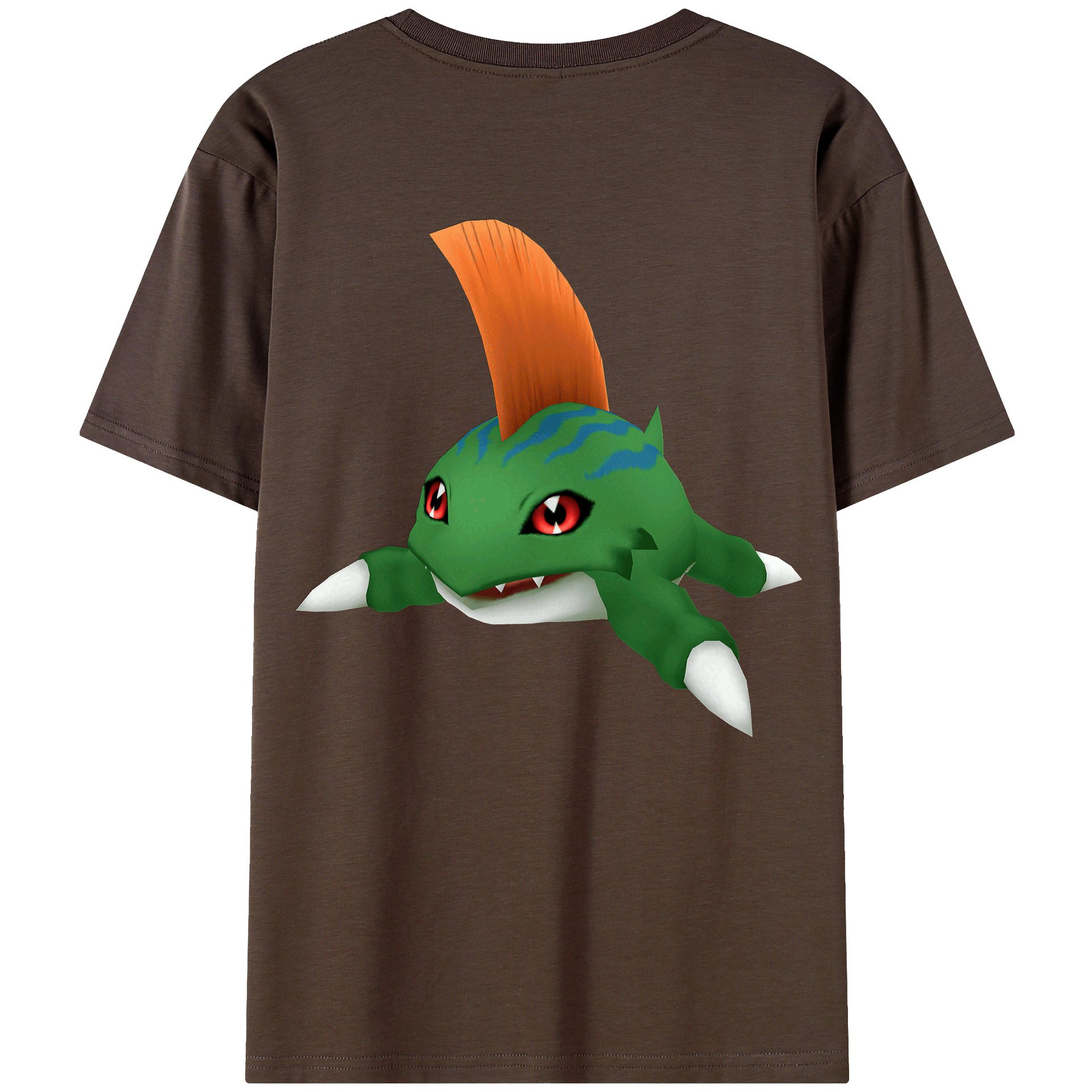 （画像用） Digimon デジタルモンスター/デジモン 綿100％半袖Tシャツ（背面プリント）