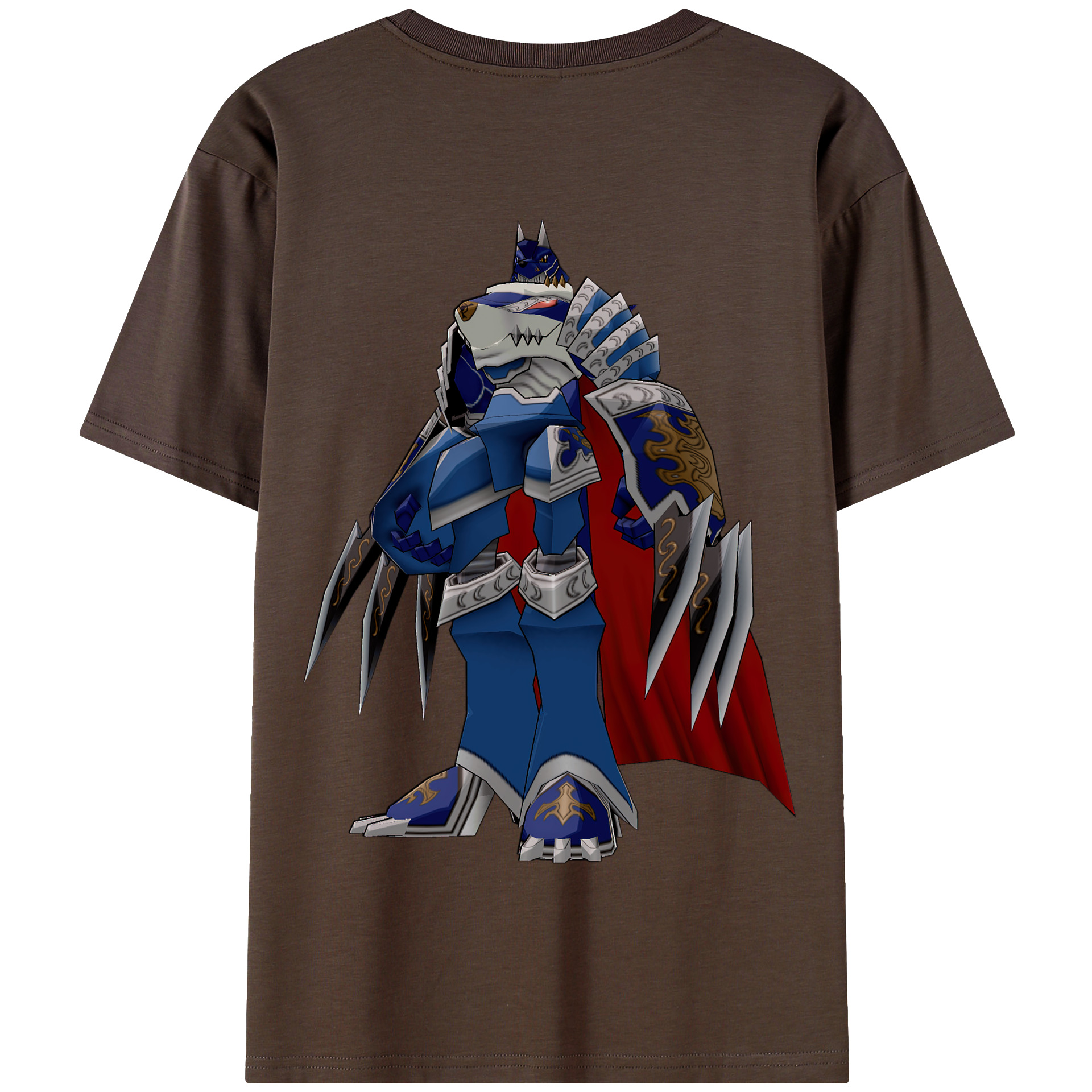 （画像用） Digimon デジタルモンスター/デジモン 綿100％半袖Tシャツ（背面プリント）