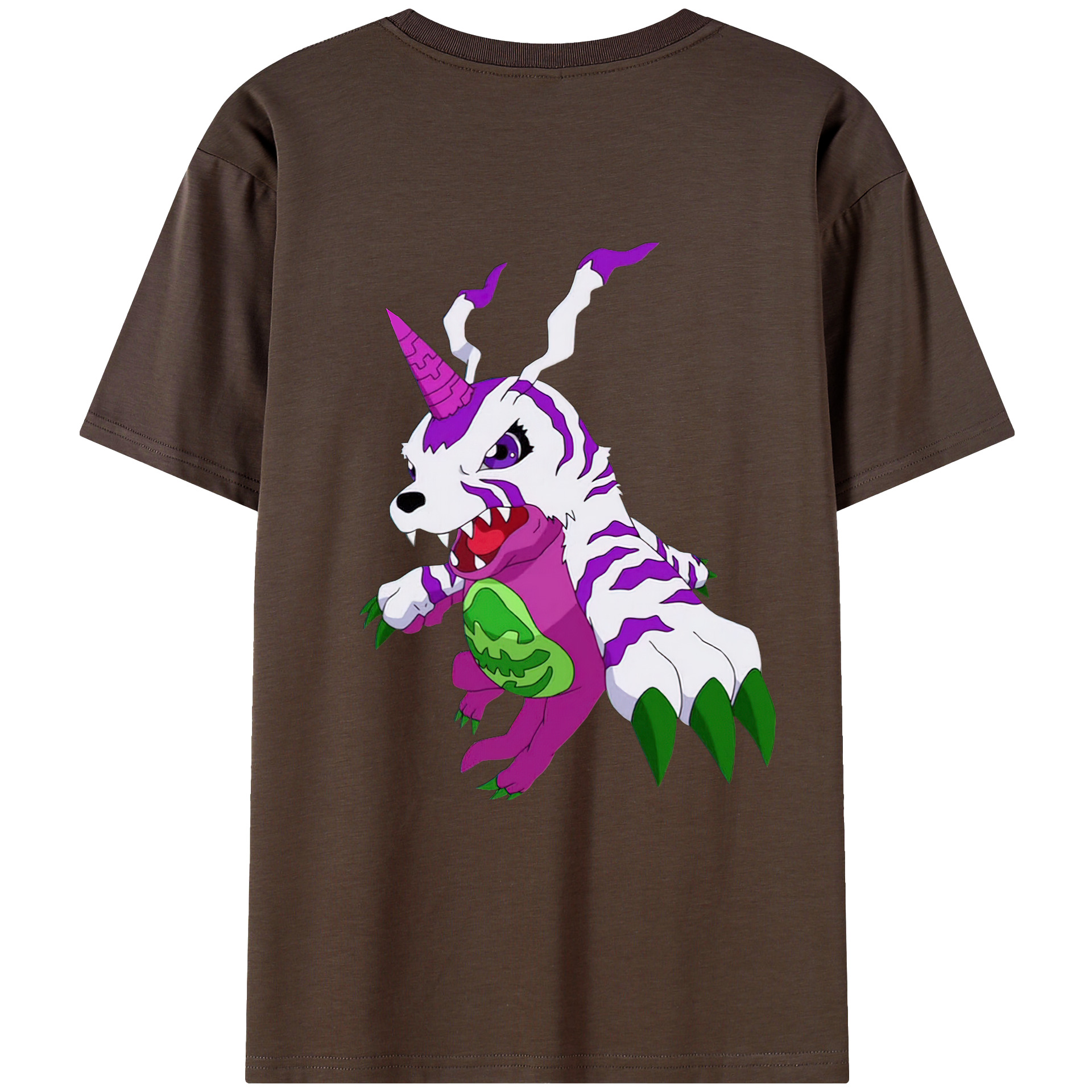 （画像用） Digimon デジタルモンスター/デジモン 綿100％半袖Tシャツ（背面プリント）