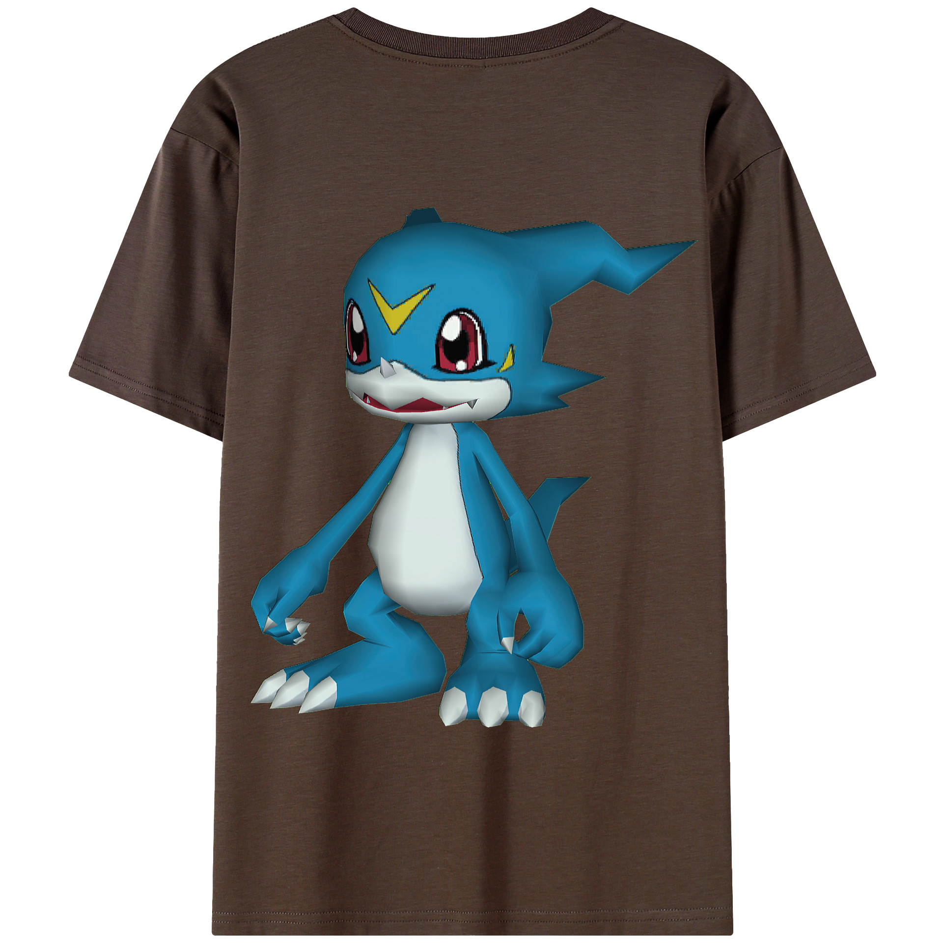 （画像用） Digimon デジタルモンスター/デジモン 綿100％半袖Tシャツ（背面プリント）