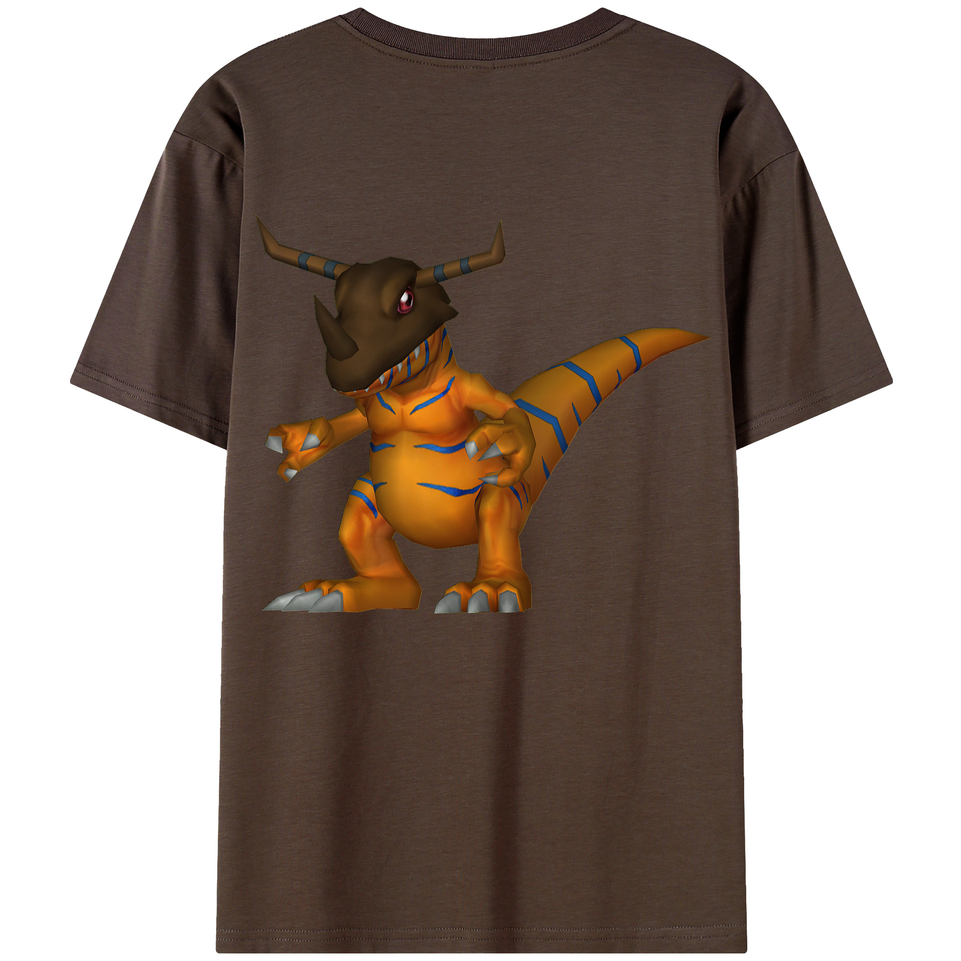 （画像用） Digimon デジタルモンスター/デジモン 綿100％半袖Tシャツ（背面プリント）