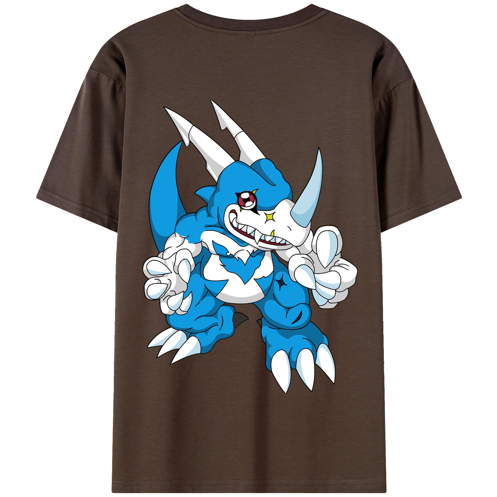（画像用） Digimon デジタルモンスター/デジモン 綿100％半袖Tシャツ（背面プリント）