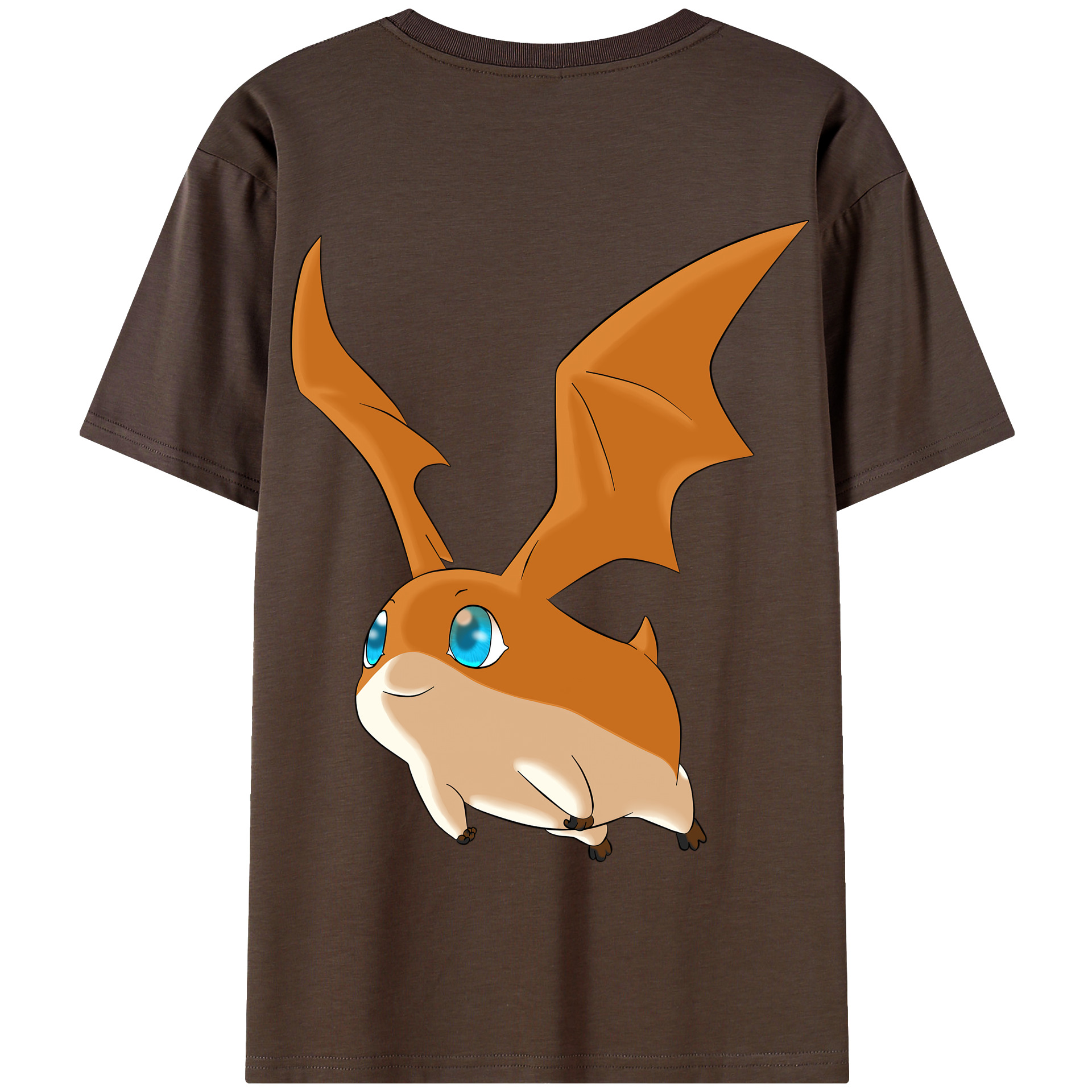 （画像用） Digimon デジタルモンスター/デジモン 綿100％半袖Tシャツ（背面プリント）